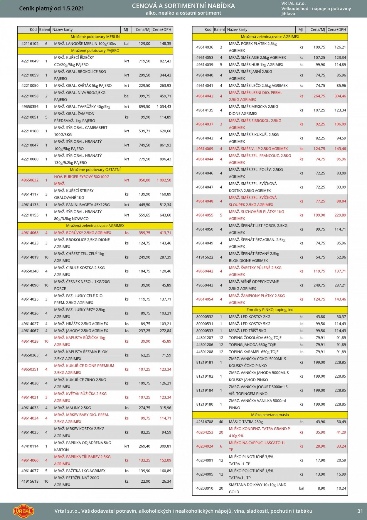 Leták Vrtal - 1.5.2021 - 31.5.2021. Strana 32