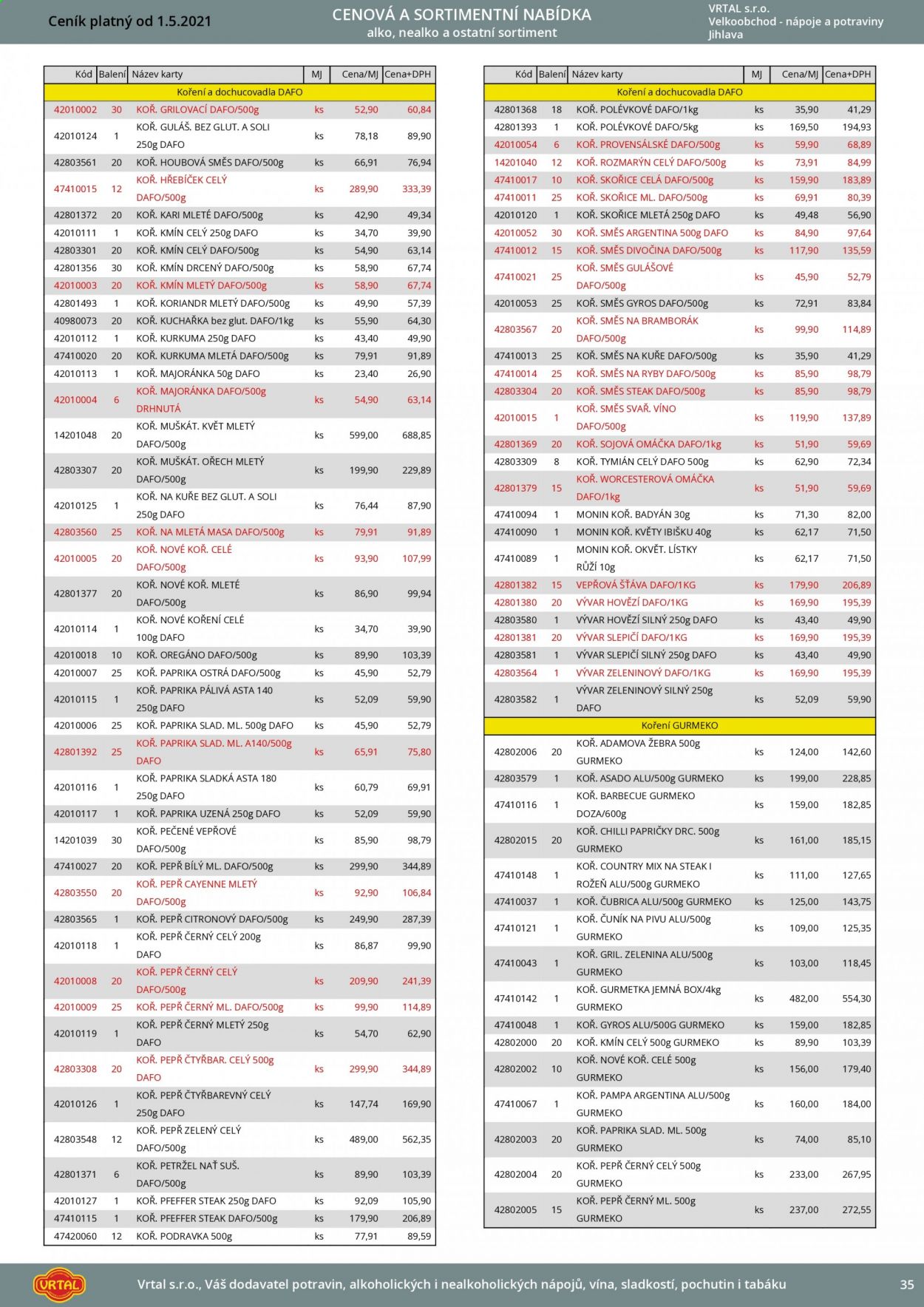 Leták Vrtal - 1.5.2021 - 31.5.2021. Strana 36