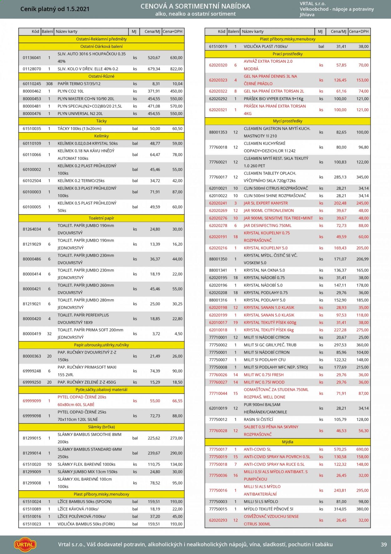 Leták Vrtal - 1.5.2021 - 31.5.2021. Strana 40