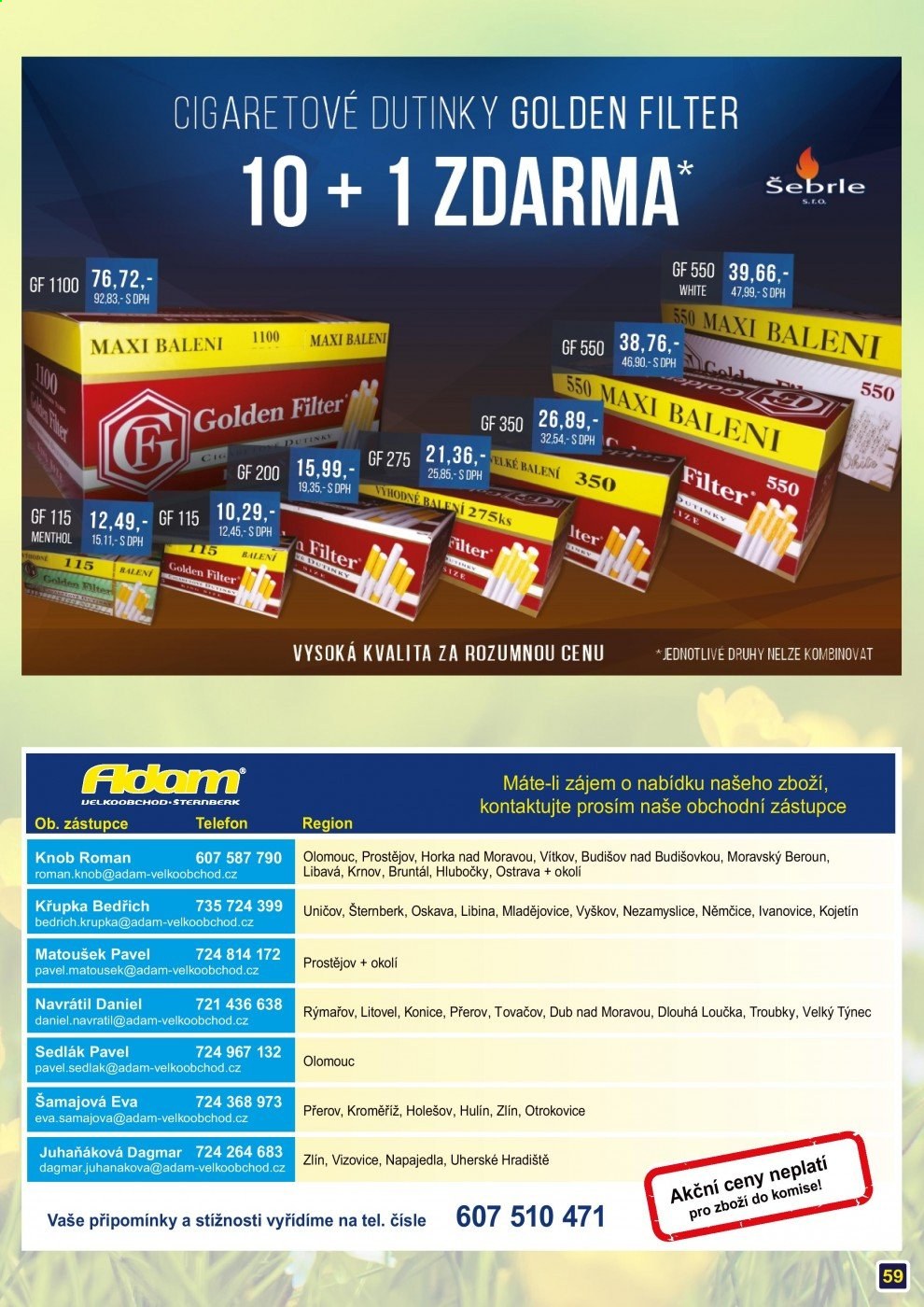 Leták Adam velkoobchod Šternberk - 1.5.2021 - 31.5.2021. Strana 59