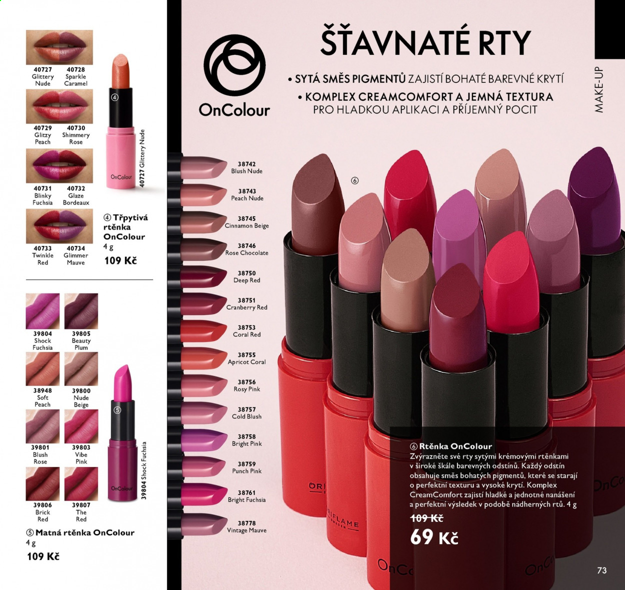 Leták ORIFLAME - 4.5.2021 - 24.5.2021. Strana 73