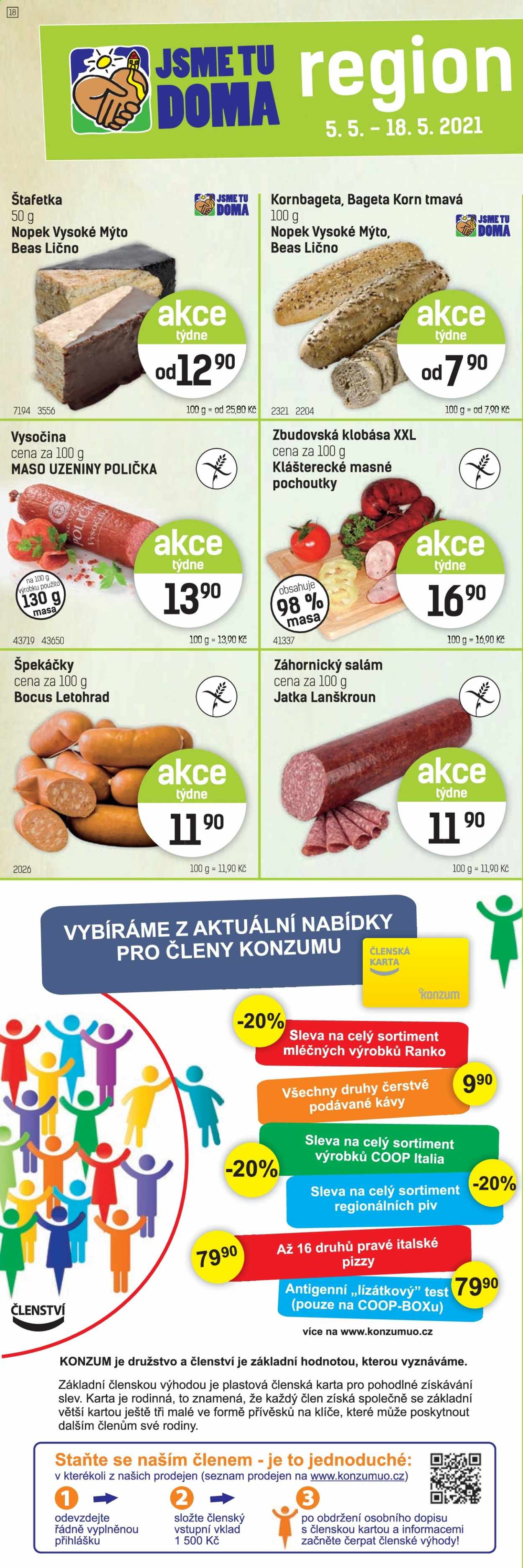 Leták Konzum - 5.5.2021 - 18.5.2021. Strana 2