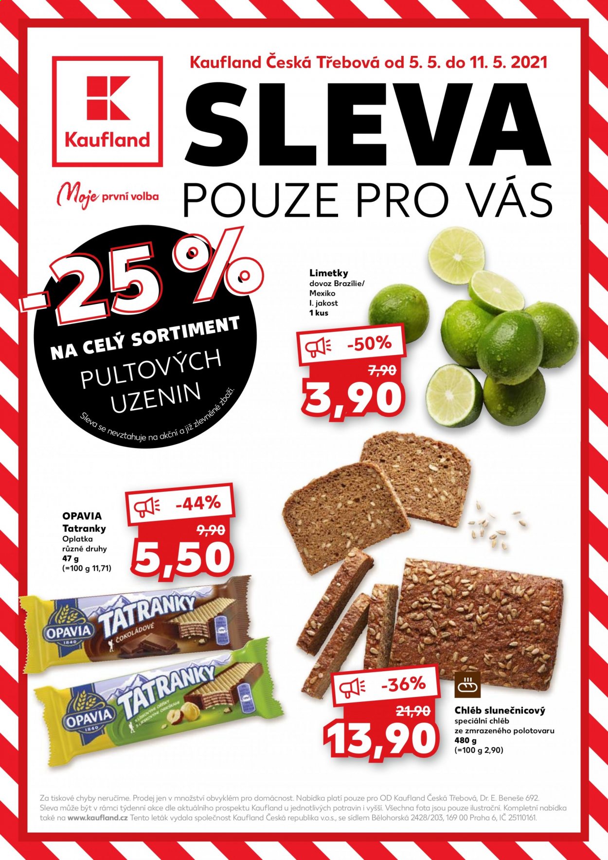 Leták Kaufland - 5.5.2021 - 11.5.2021. Strana 1