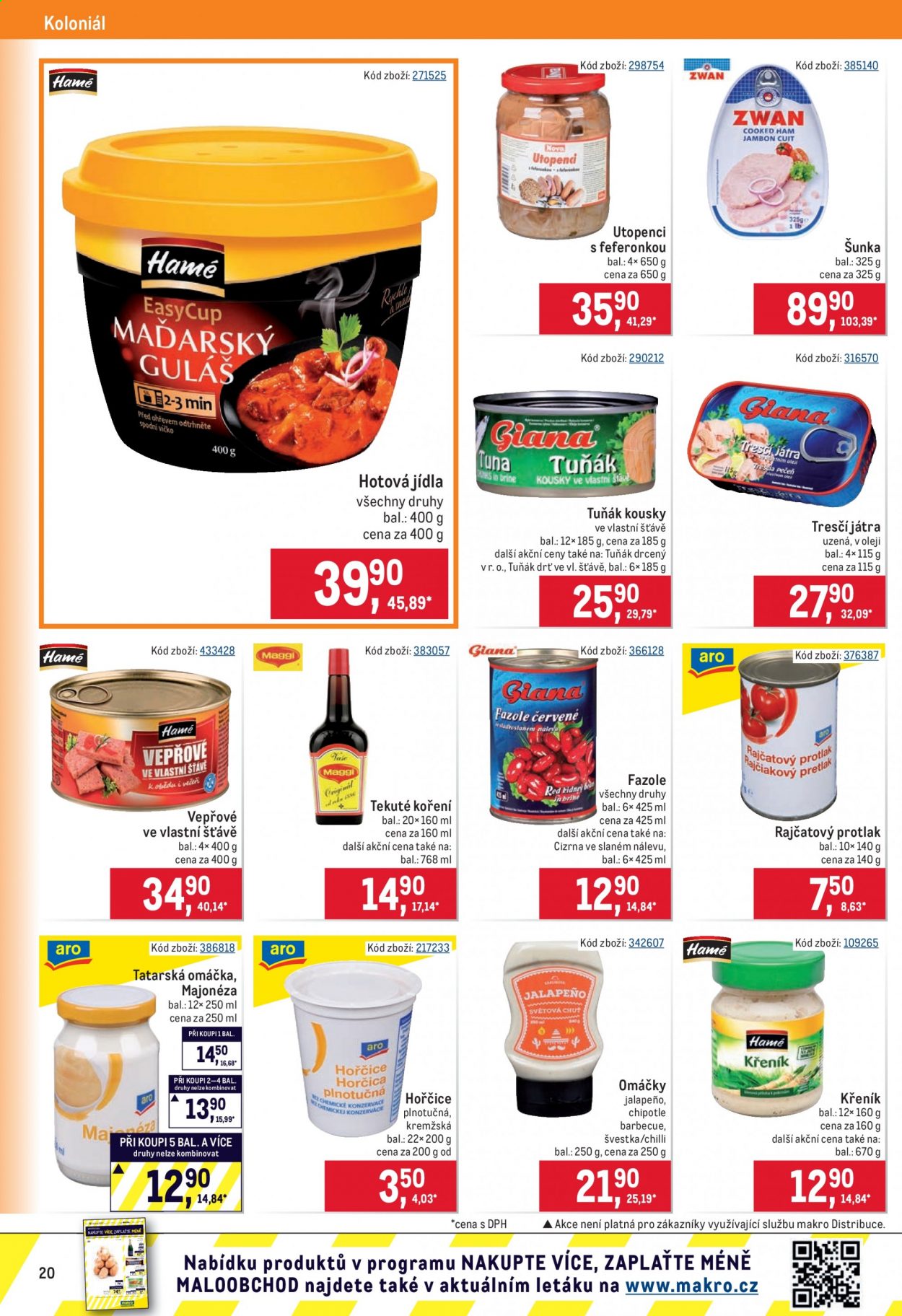 Leták MAKRO - 12.5.2021 - 25.5.2021. Strana 20