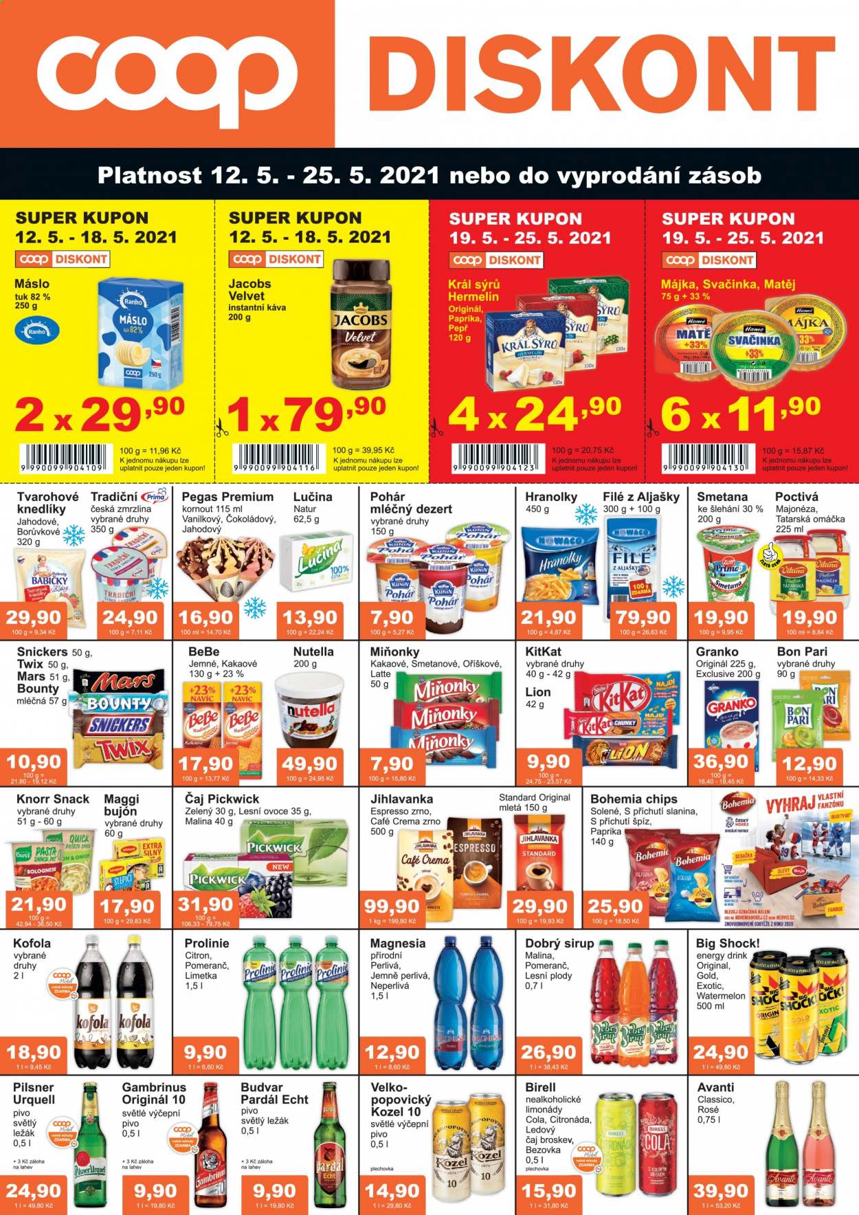 Leták coop DISKONT - 12.5.2021 - 25.5.2021. Strana 1