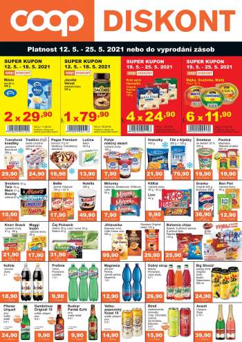 Leták coop DISKONT - 12.5.2021 - 25.5.2021.