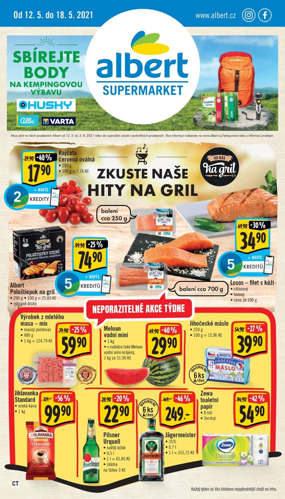 Leták Albert Supermarket - 12.5.2021 - 18.5.2021. Strana 1