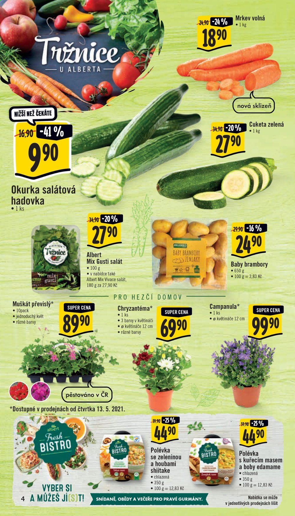 Leták Albert Supermarket - 12.5.2021 - 18.5.2021. Strana 4