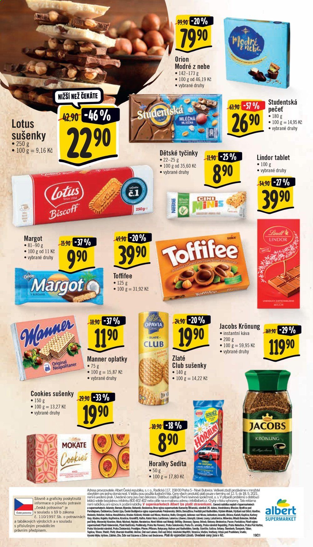 Leták Albert Supermarket - 12.5.2021 - 18.5.2021. Strana 12