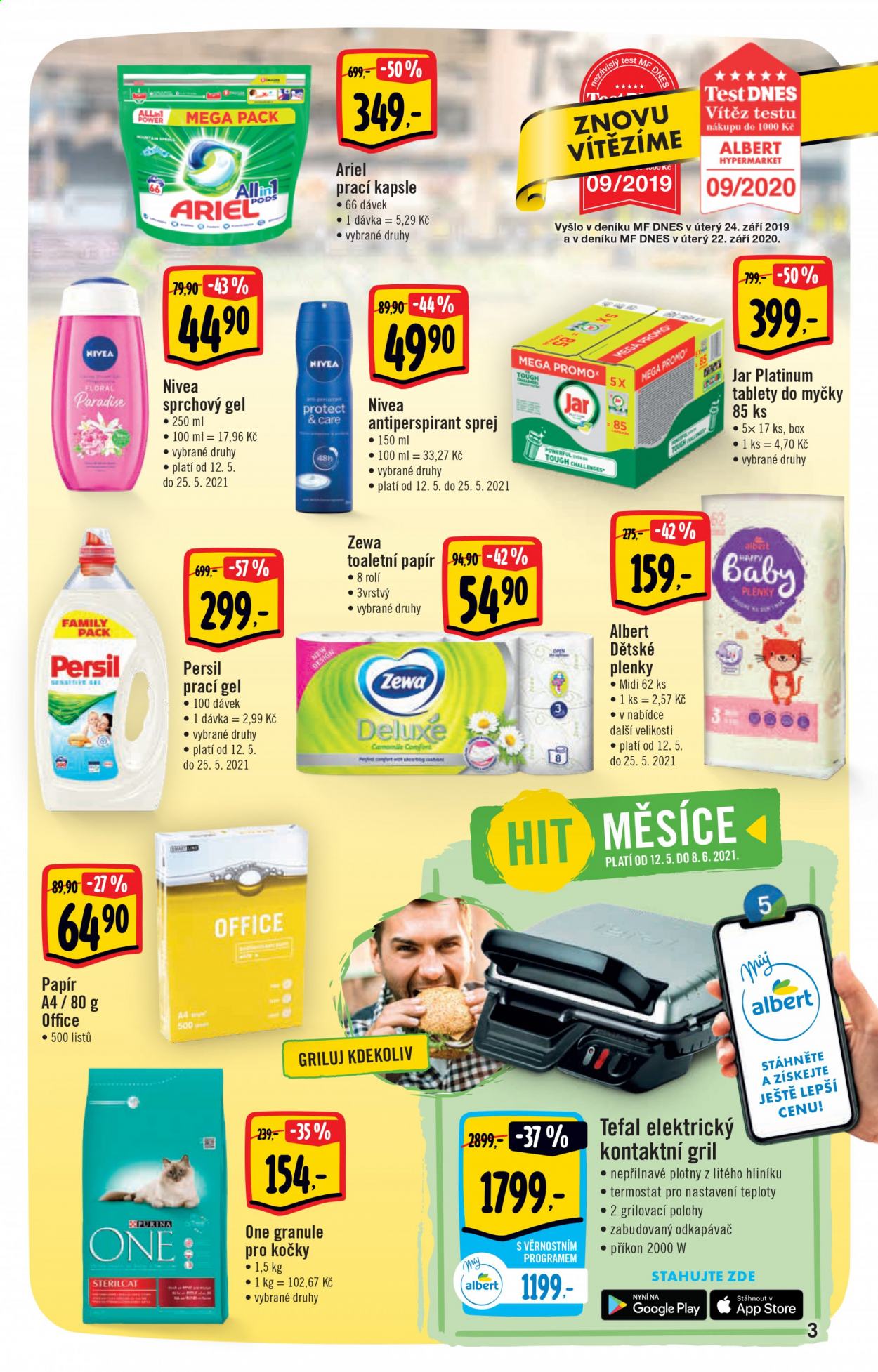 Leták Albert Hypermarket - 12.5.2021 - 18.5.2021. Strana 3