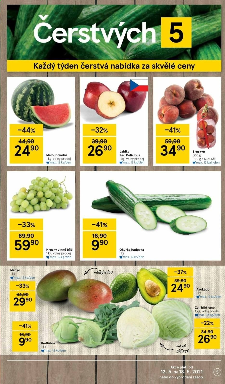 Leták TESCO - 12.5.2021 - 18.5.2021. Strana 5