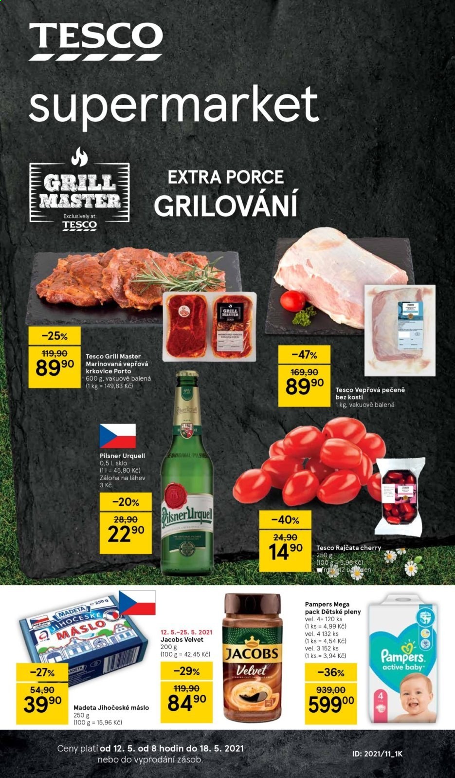 Leták TESCO supermarket - 12.5.2021 - 18.5.2021. Strana 1