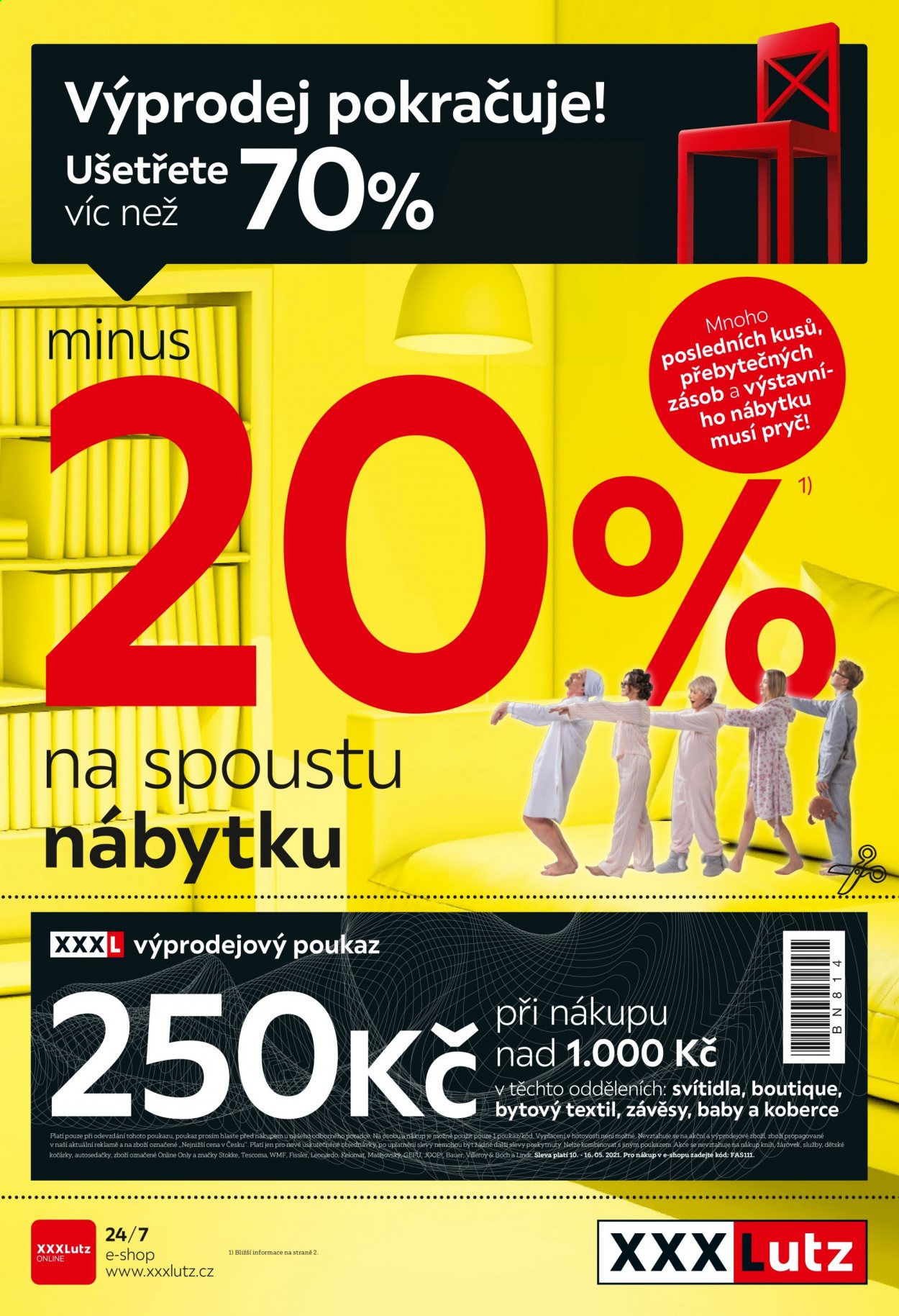 Leták XXXLutz - 10.5.2021 - 23.5.2021. Strana 1