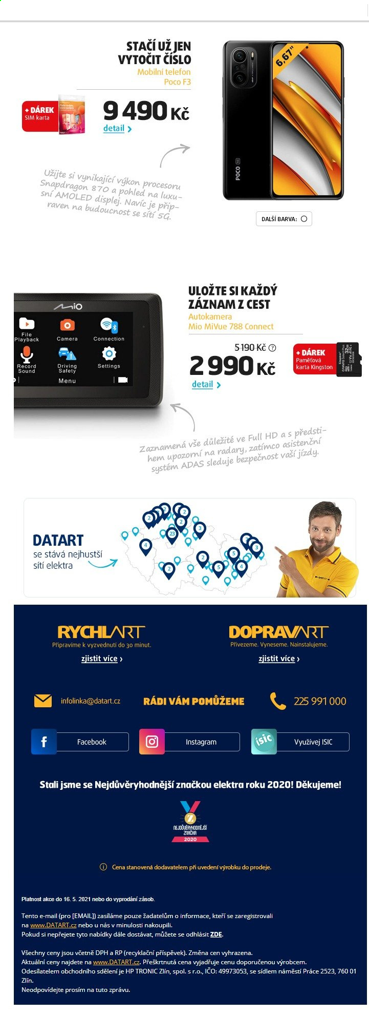 Leták DATART - 11.5.2021 - 16.5.2021. Strana 3