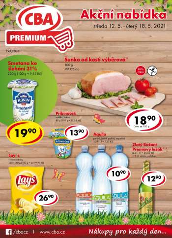 Leták CBA Premium - 12.5.2021 - 18.5.2021.