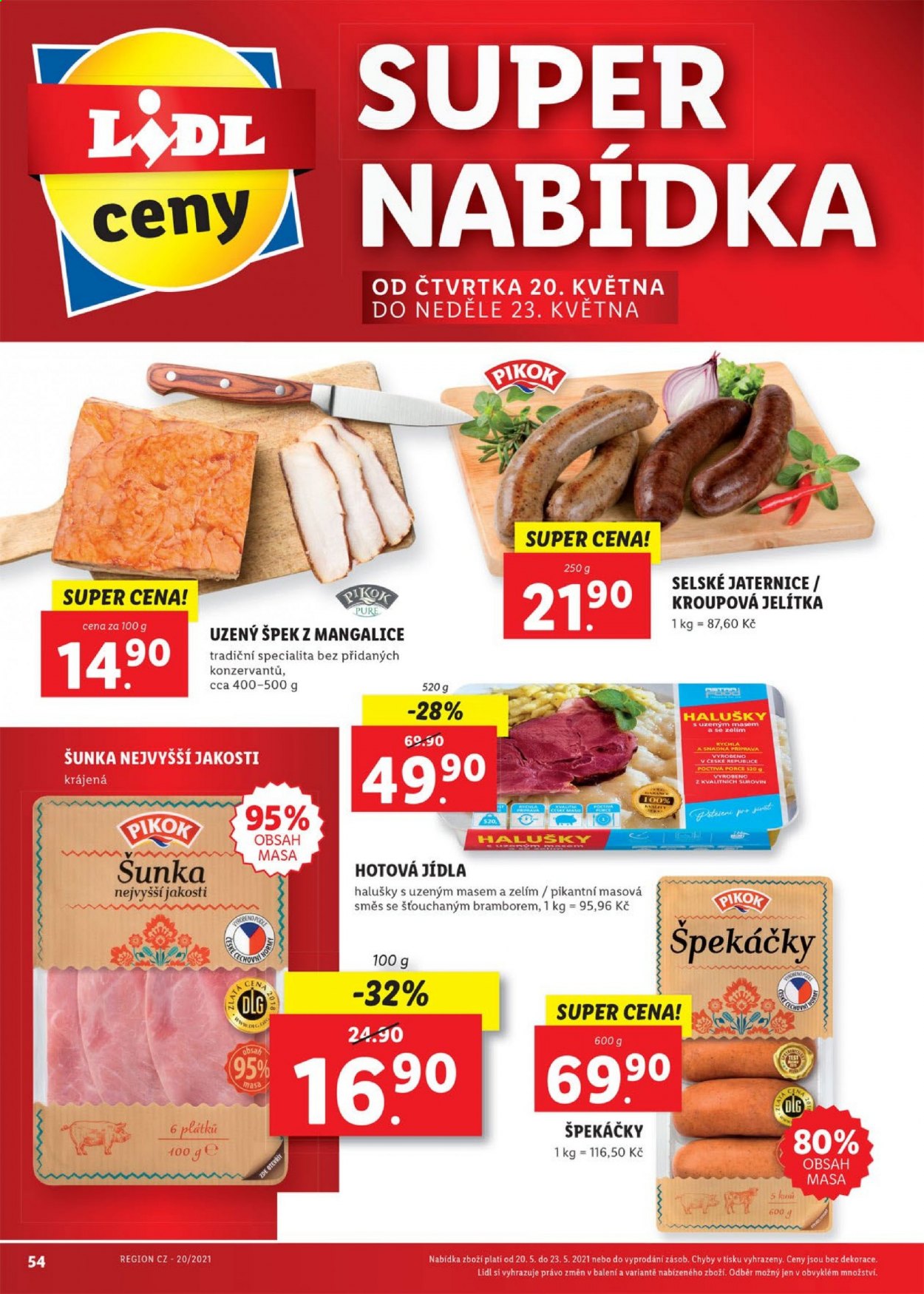 Leták Lidl - 17.5.2021 - 23.5.2021. Strana 54
