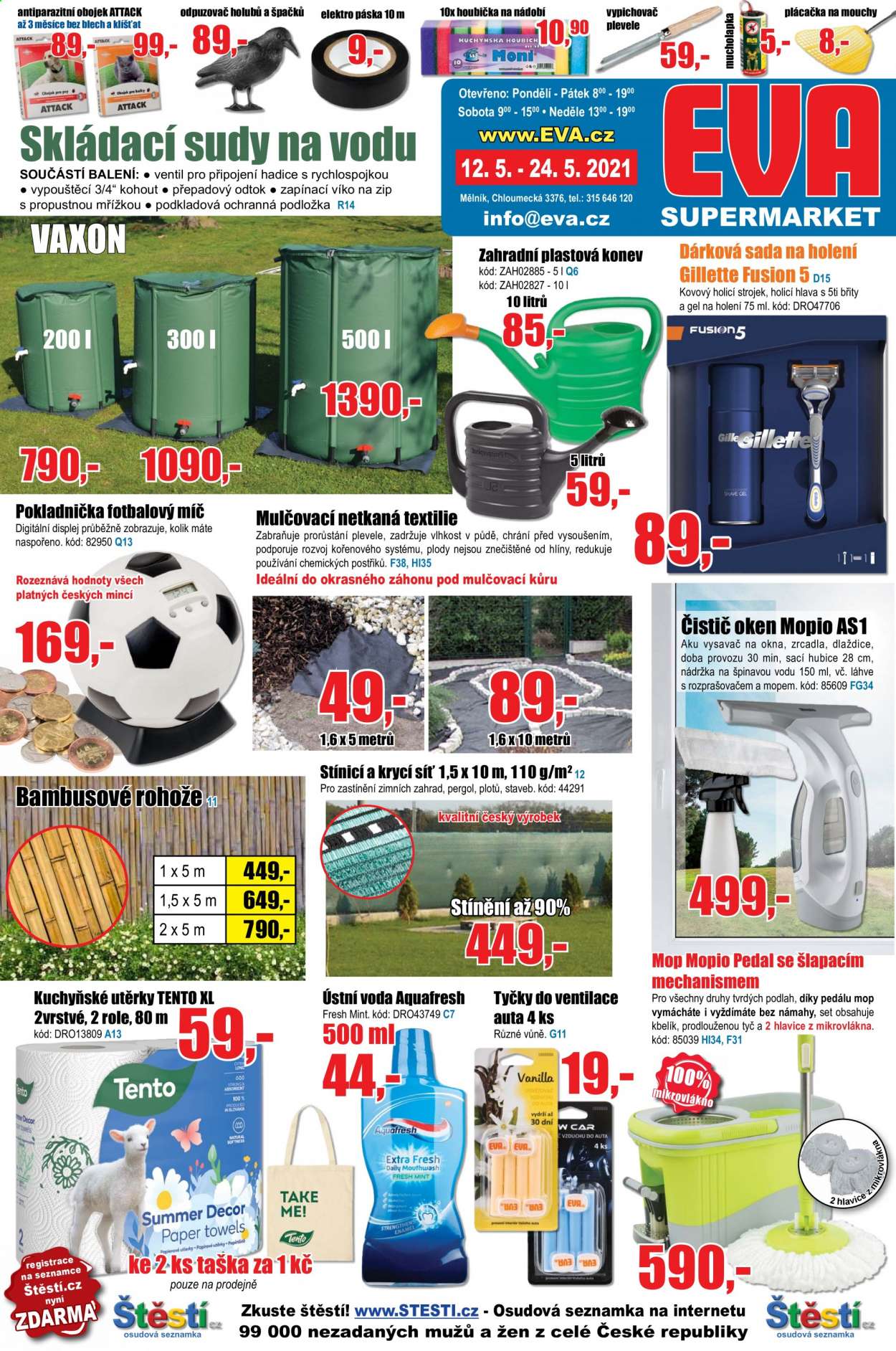Leták EVA supermarket - 12.5.2021 - 24.5.2021. Strana 1