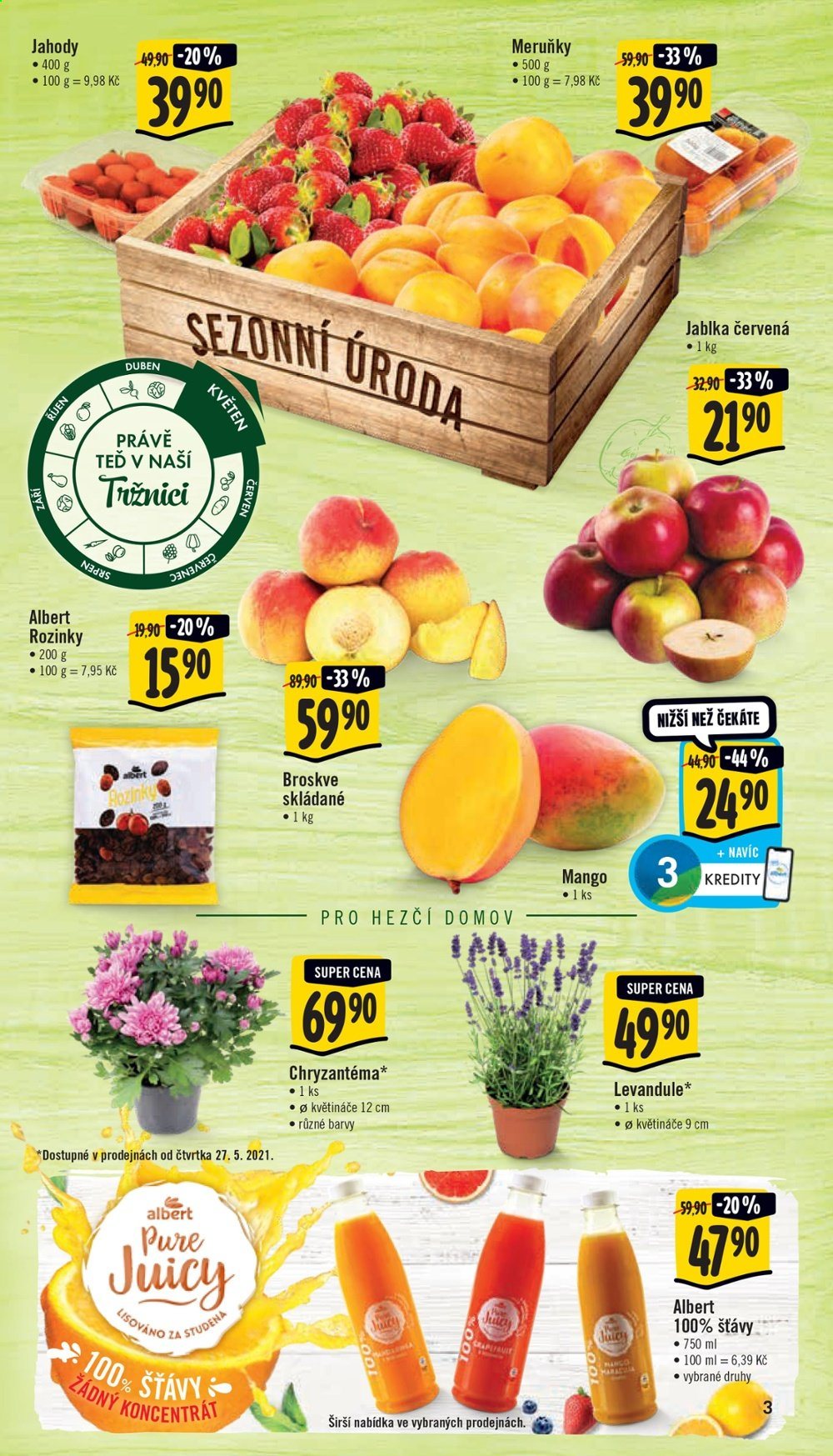 Leták Albert Supermarket - 26.5.2021 - 1.6.2021. Strana 3