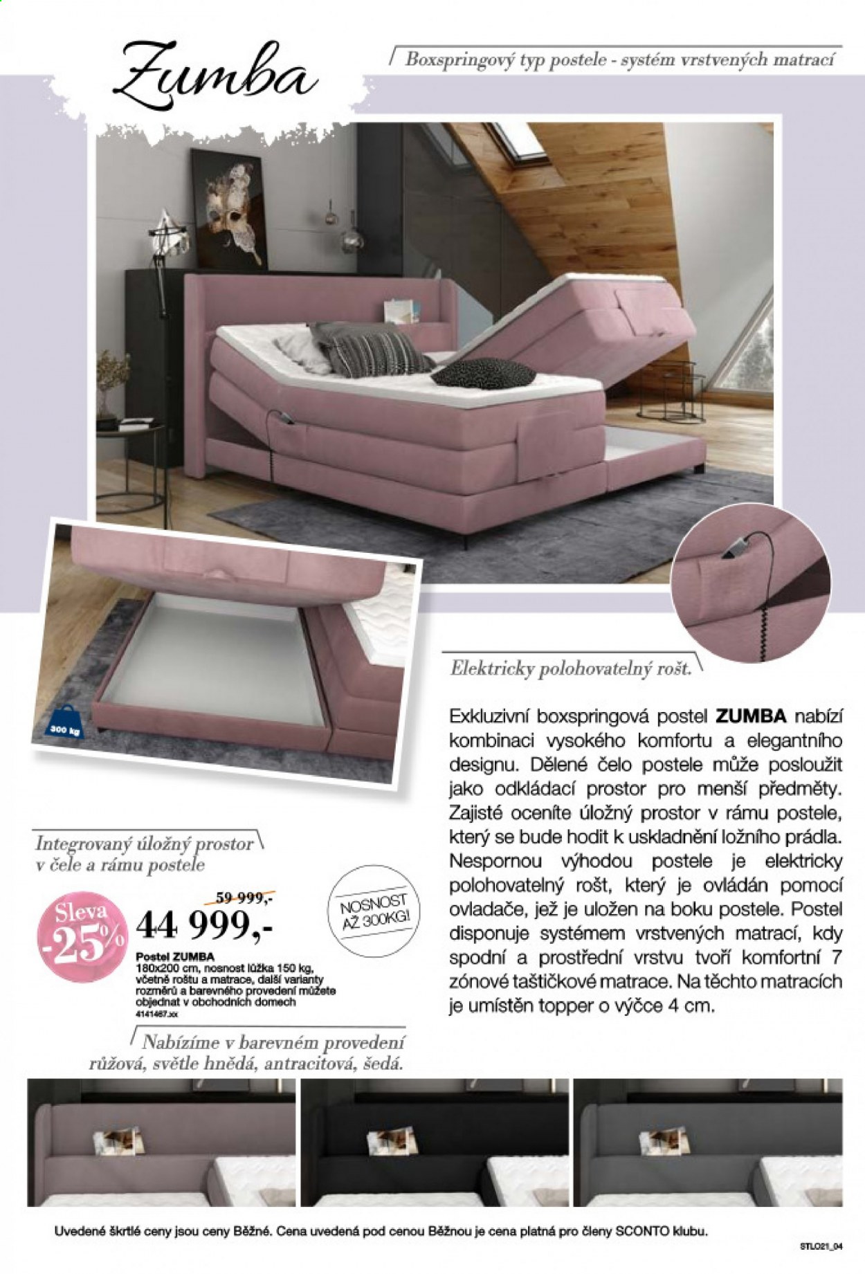 Leták SCONTO NÁBYTEK. Strana 4