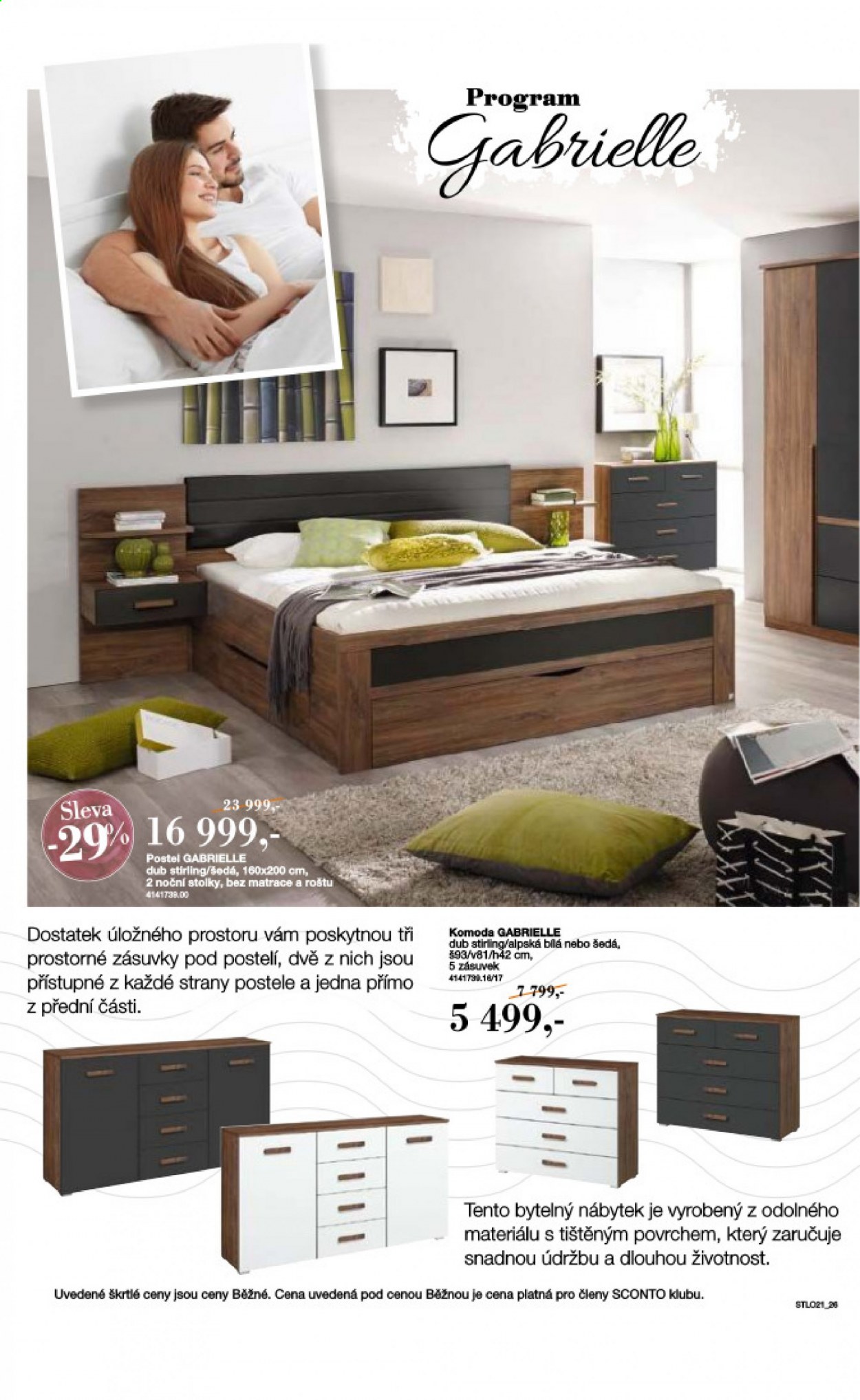 Leták SCONTO NÁBYTEK. Strana 26