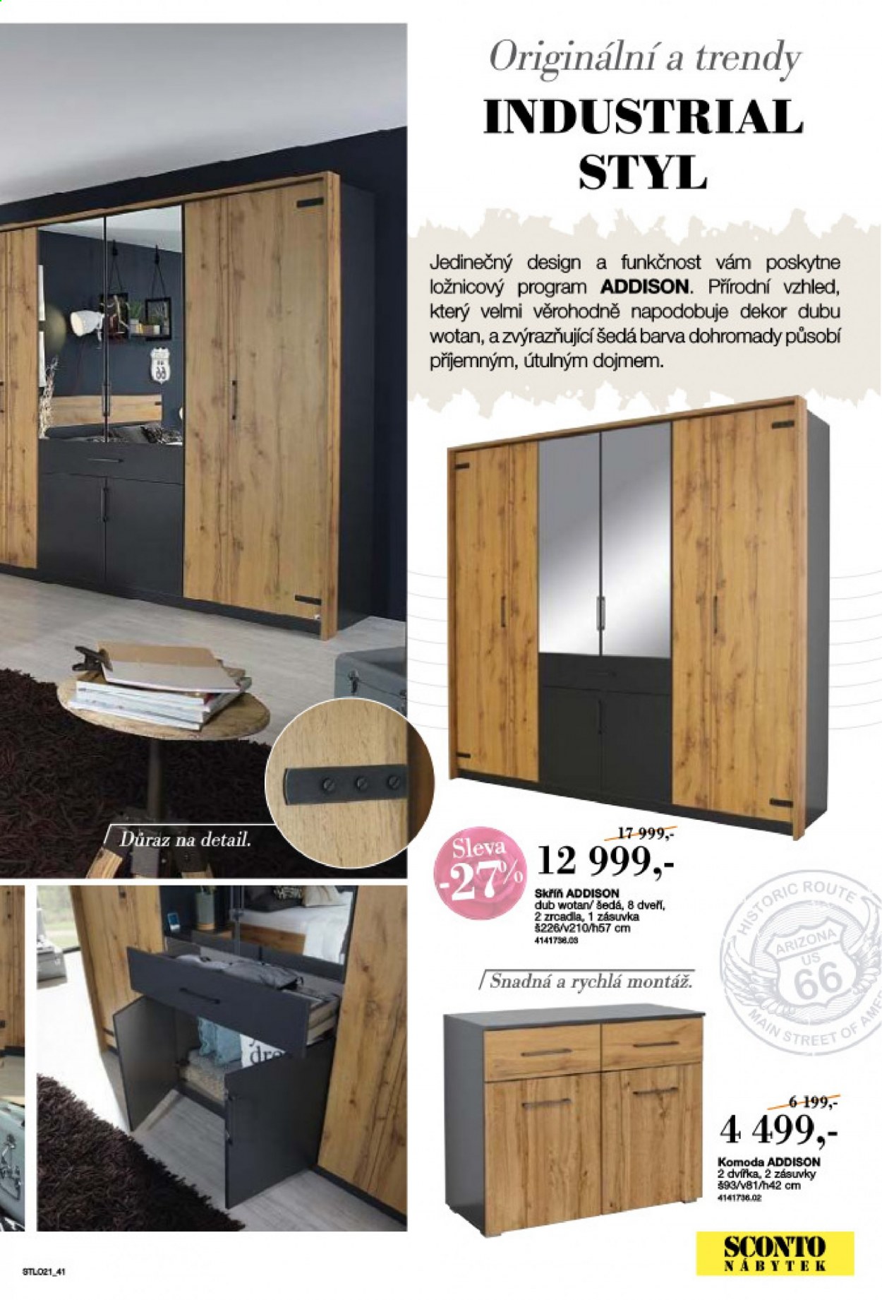 Leták SCONTO NÁBYTEK. Strana 41
