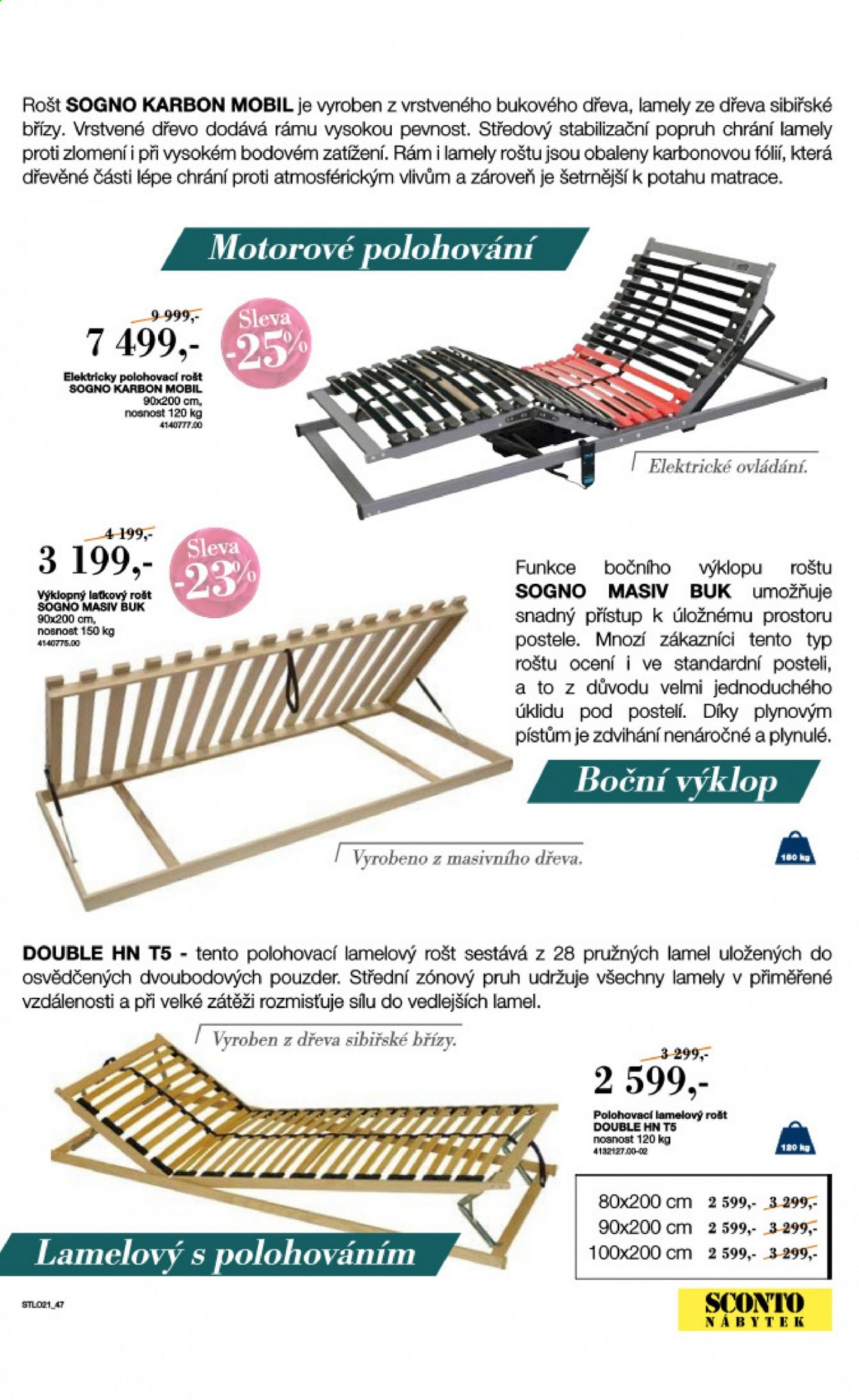 Leták SCONTO NÁBYTEK. Strana 47