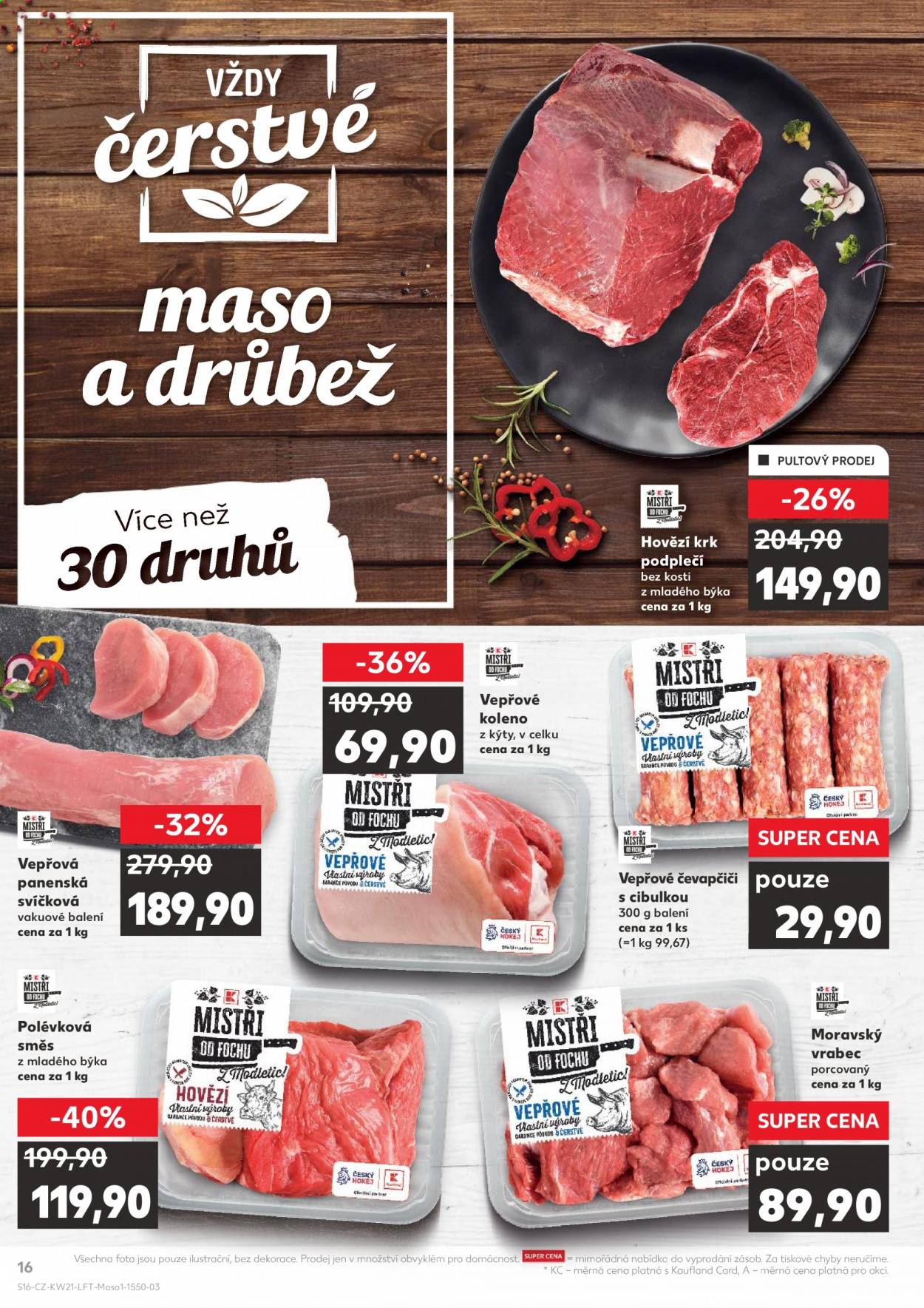 Leták Kaufland - 26.5.2021 - 1.6.2021. Strana 16