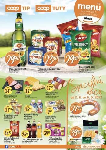 Leták coop TUTY - 26.5.2021 - 8.6.2021.