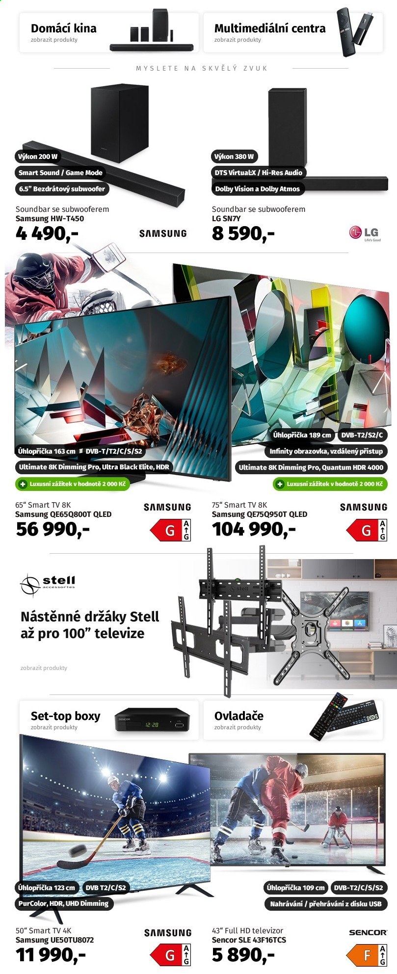 thumbnail - Leták T.S. BOHEMIA - 25.5.2021 - 27.5.2021 - Produkty v akci - LG, Sencor, Samsung, smart tv, televize, soundbar. Strana 3.