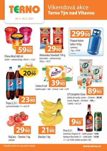 Leták coop TERNO - 28.5.2021 - 30.5.2021.