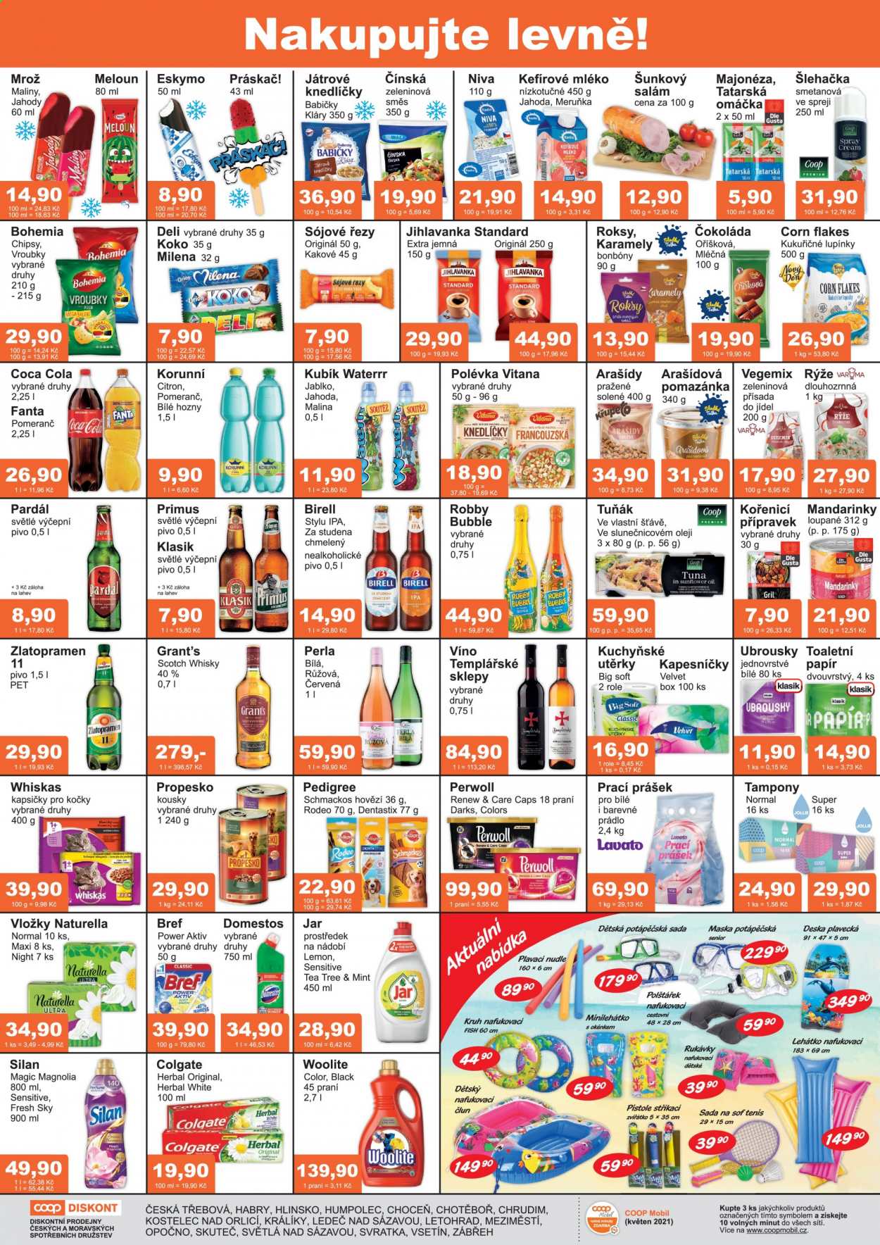 Leták coop DISKONT - 26.5.2021 - 8.6.2021. Strana 2