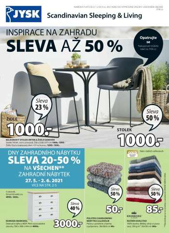 Leták JYSK - 27.5.2021 - 9.6.2021.