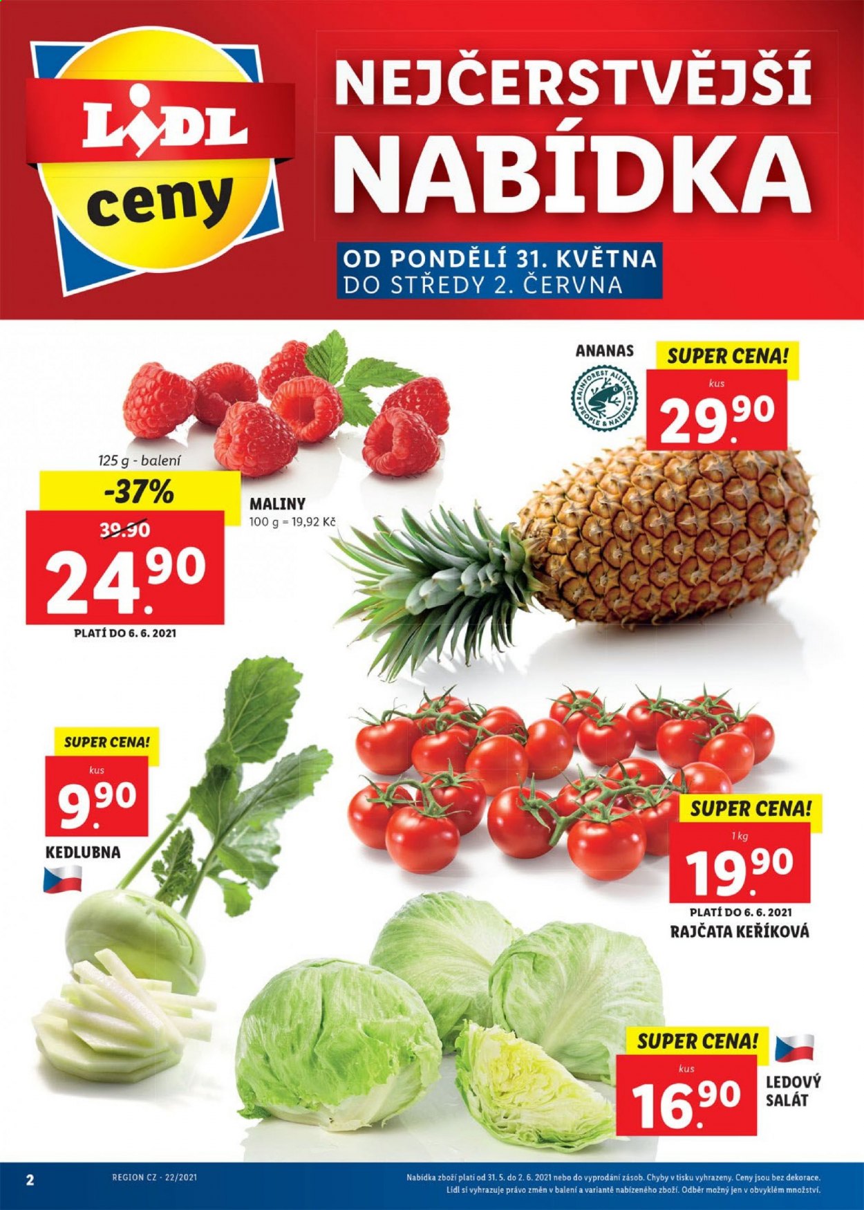 Leták Lidl - 31.5.2021 - 6.6.2021. Strana 2