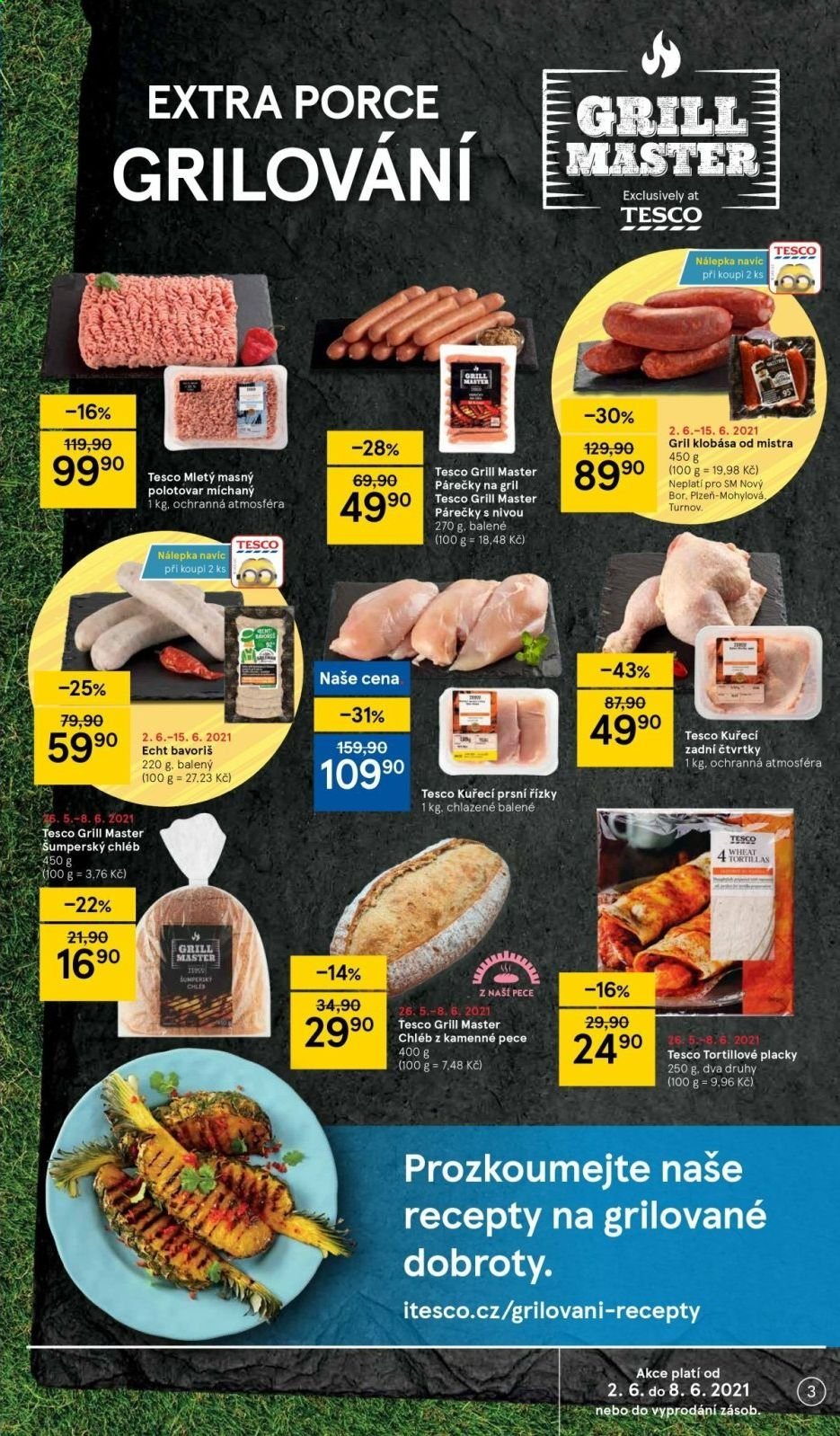 Leták TESCO supermarket - 2.6.2021 - 8.6.2021. Strana 3