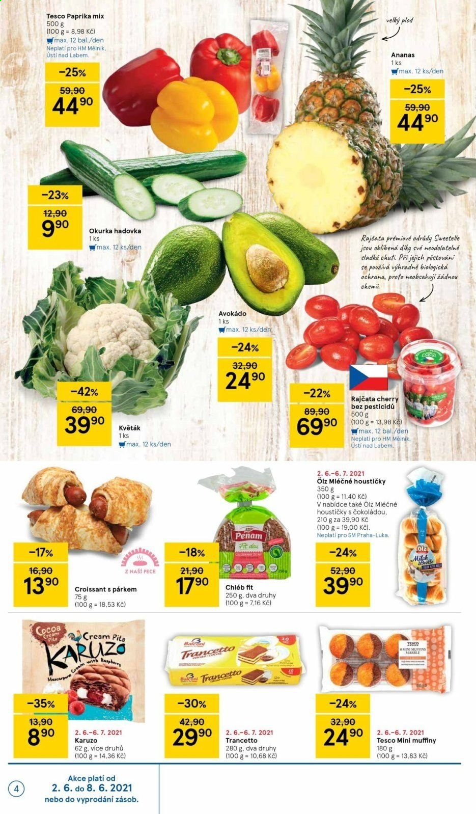 Leták TESCO supermarket - 2.6.2021 - 8.6.2021. Strana 4