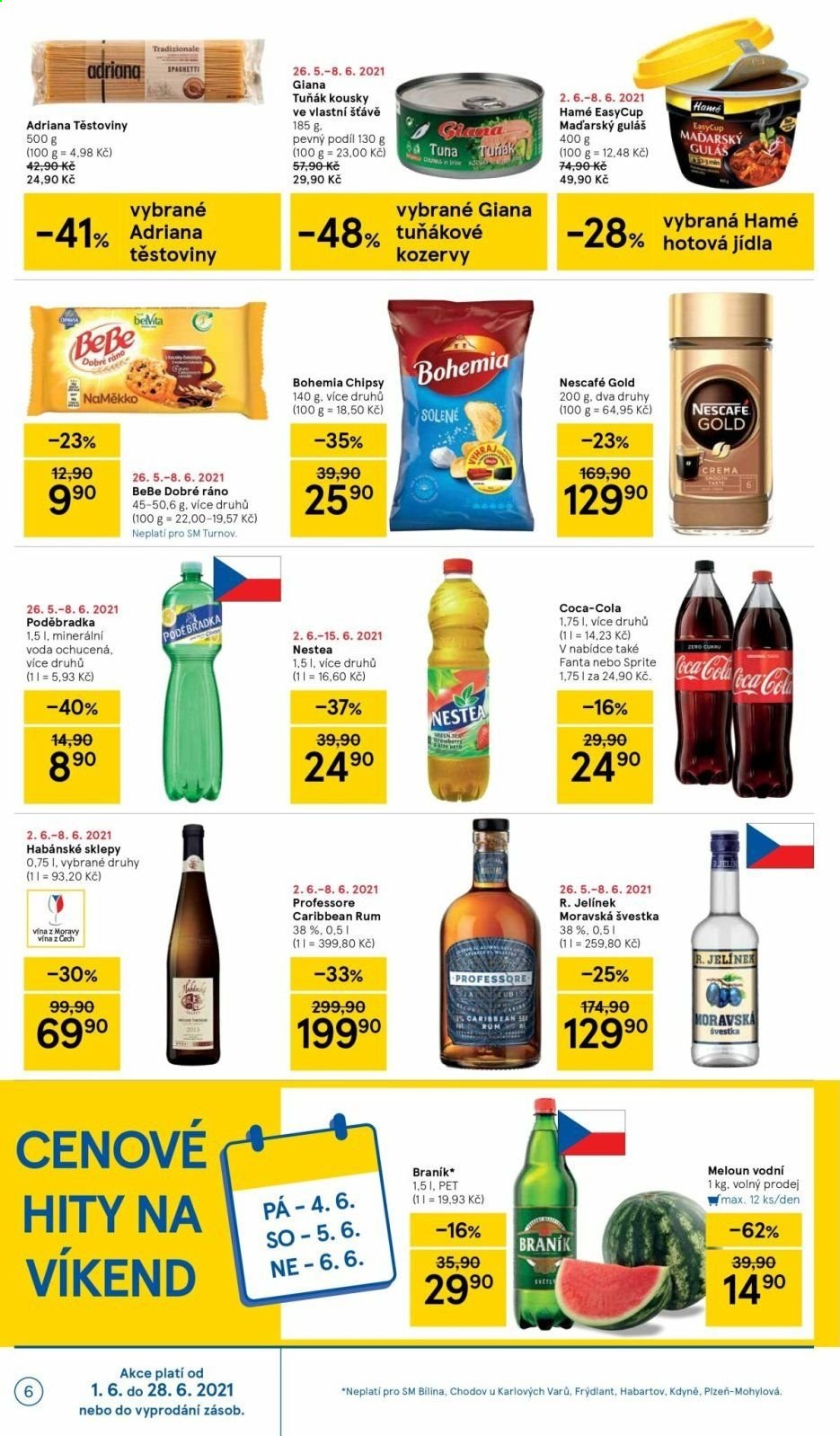 Leták TESCO supermarket - 2.6.2021 - 8.6.2021. Strana 6