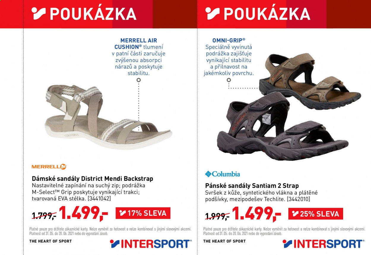 Leták INTERSPORT - 31.5.2021 - 20.6.2021. Strana 9