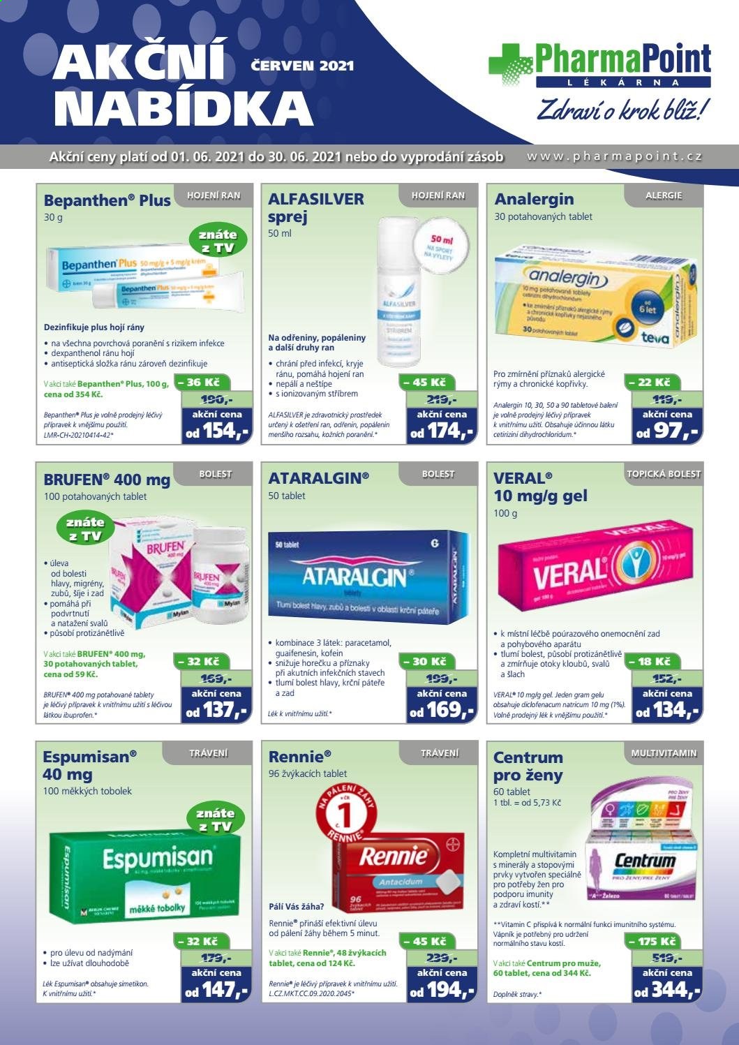 Leták PharmaPoint - 1.6.2021 - 30.6.2021. Strana 1