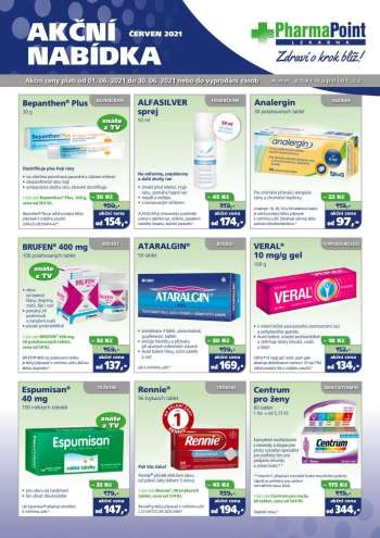 Leták PharmaPoint - 1.6.2021 - 30.6.2021.