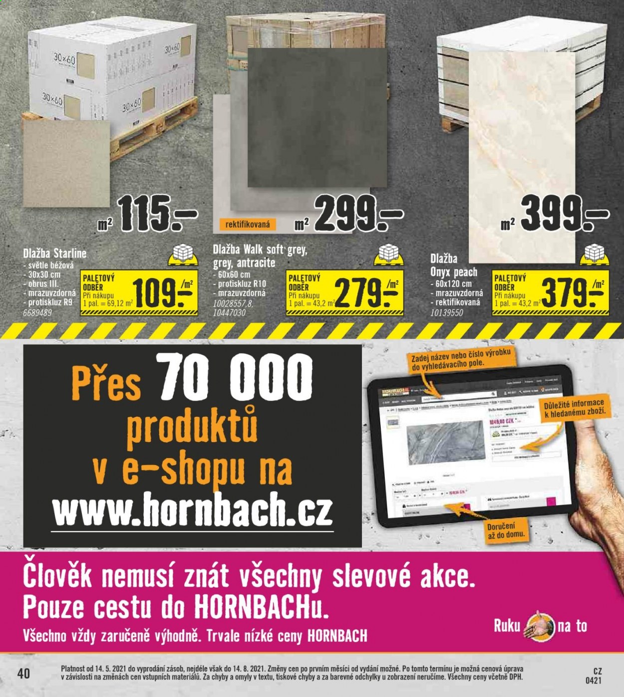Leták HORNBACH - 14.5.2021 - 14.8.2021. Strana 40