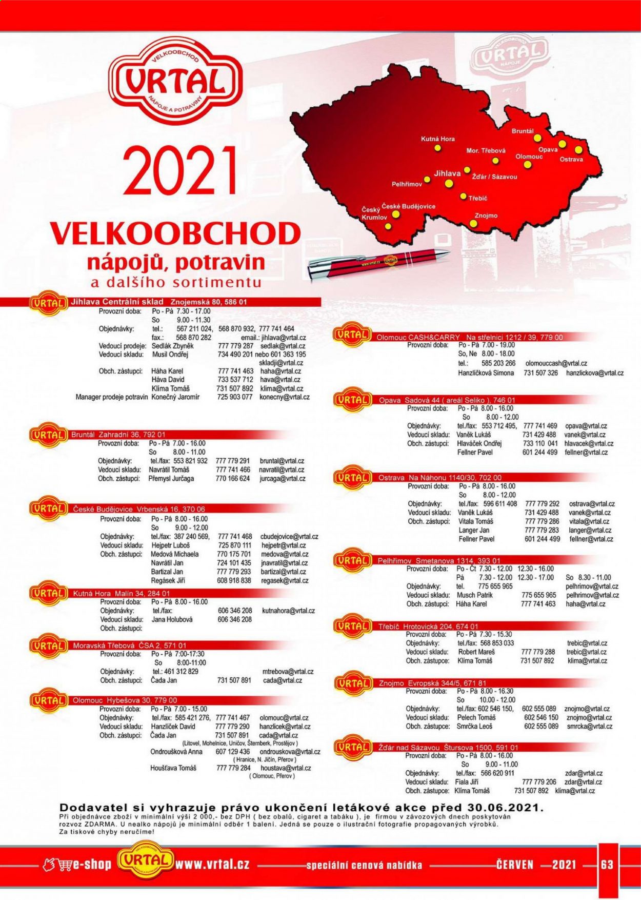 Leták Vrtal - 1.6.2021 - 30.6.2021. Strana 63