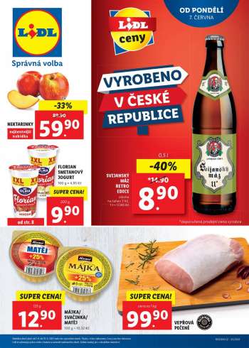 Leták Lidl - 7.6.2021 - 13.6.2021.