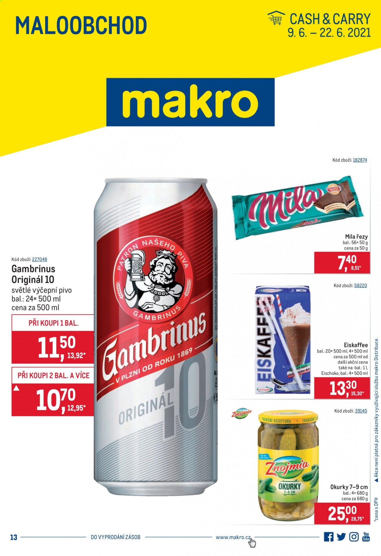 Leták MAKRO - 9.6.2021 - 22.6.2021. Strana 1