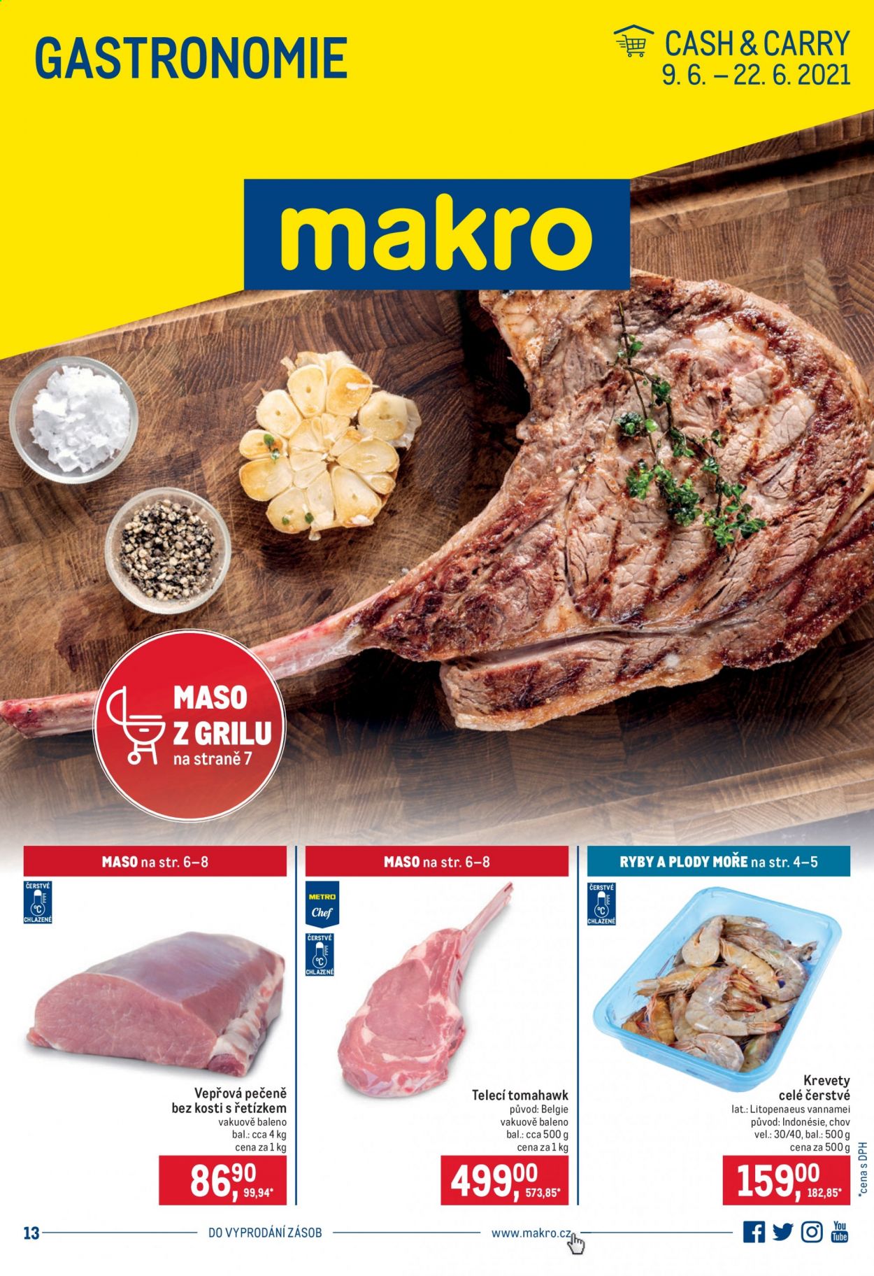 Leták MAKRO - 9.6.2021 - 22.6.2021. Strana 1