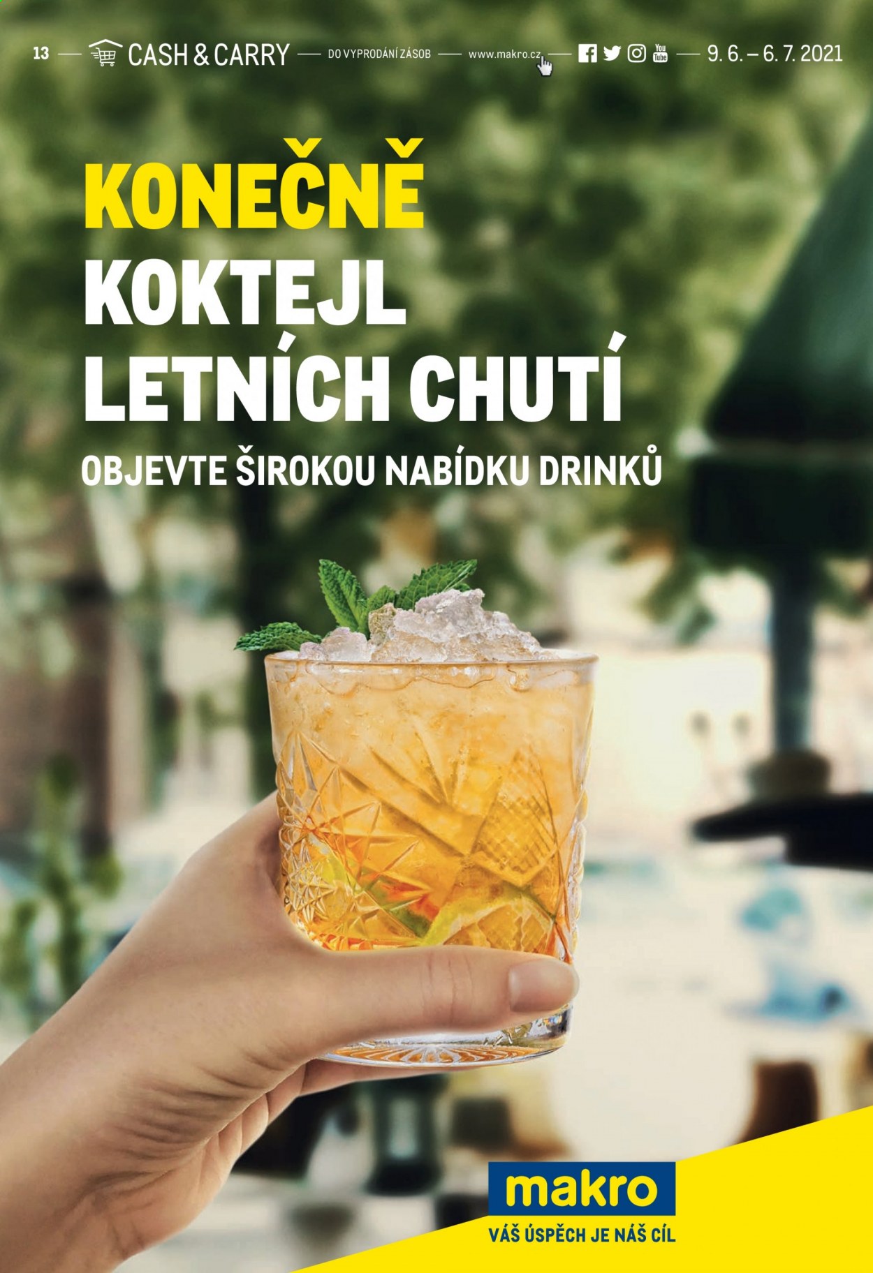 Leták MAKRO - 9.6.2021 - 6.7.2021. Strana 1