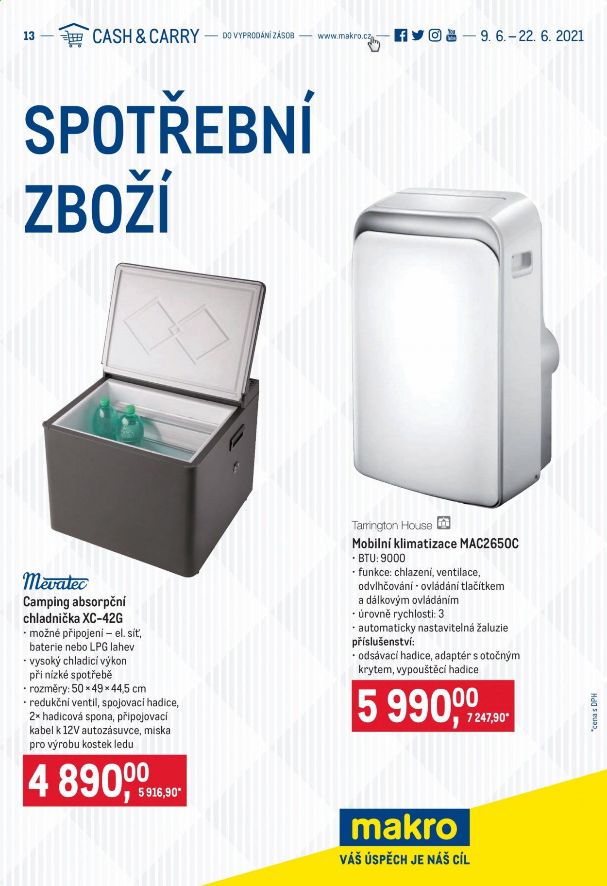 Leták MAKRO - 9.6.2021 - 22.6.2021. Strana 1