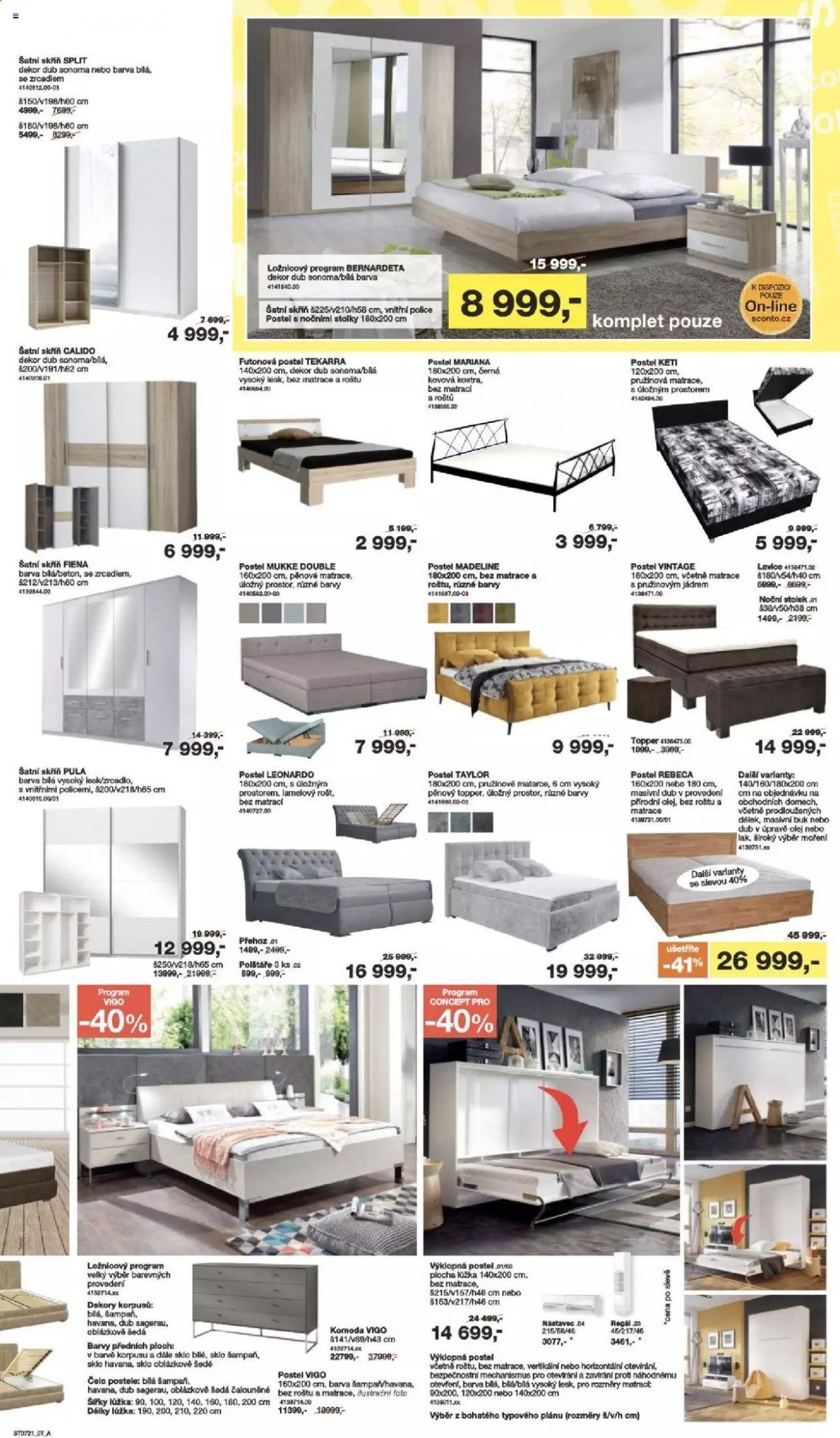 Leták SCONTO NÁBYTEK - 4.6.2021 - 1.7.2021. Strana 7