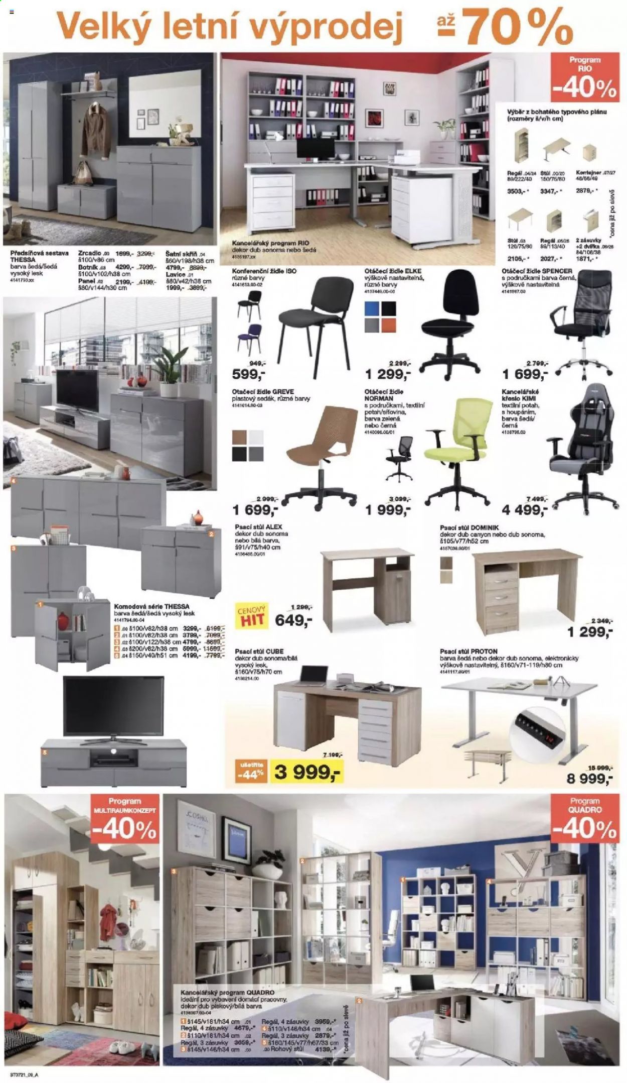 Leták SCONTO NÁBYTEK - 4.6.2021 - 1.7.2021. Strana 9