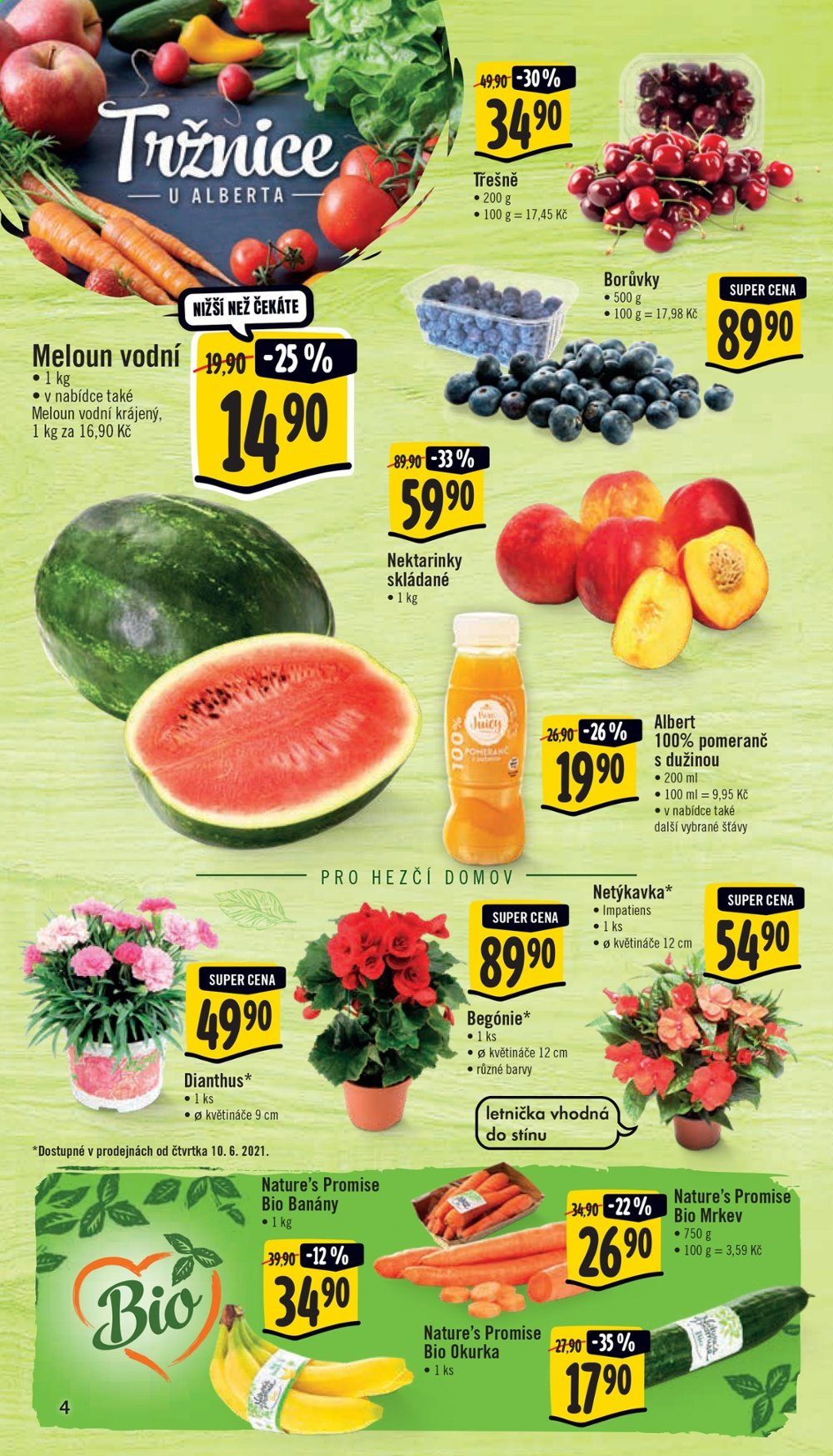 Leták Albert Supermarket - 9.6.2021 - 15.6.2021. Strana 4