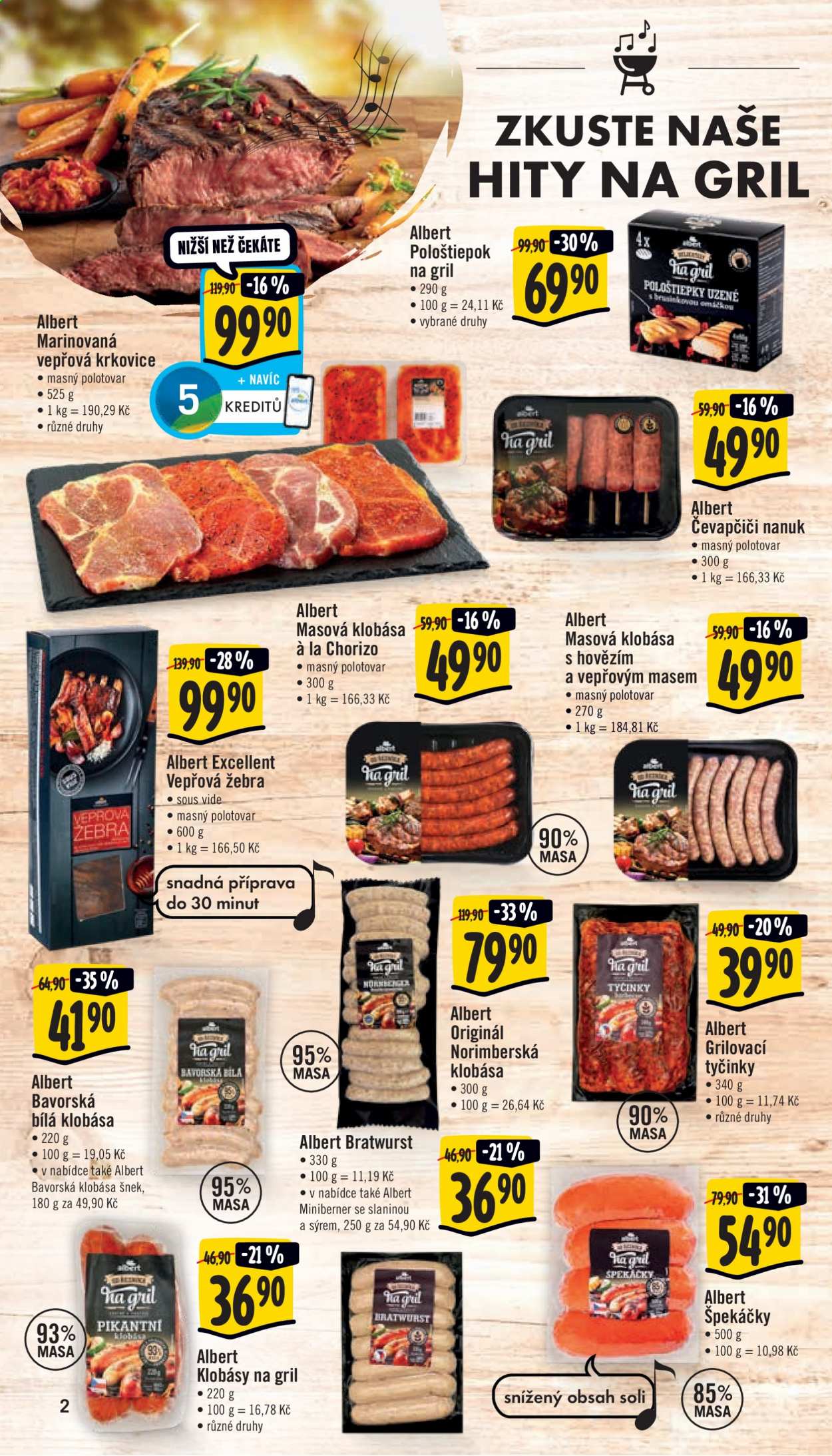 Leták Albert Supermarket - 9.6.2021 - 15.6.2021. Strana 2
